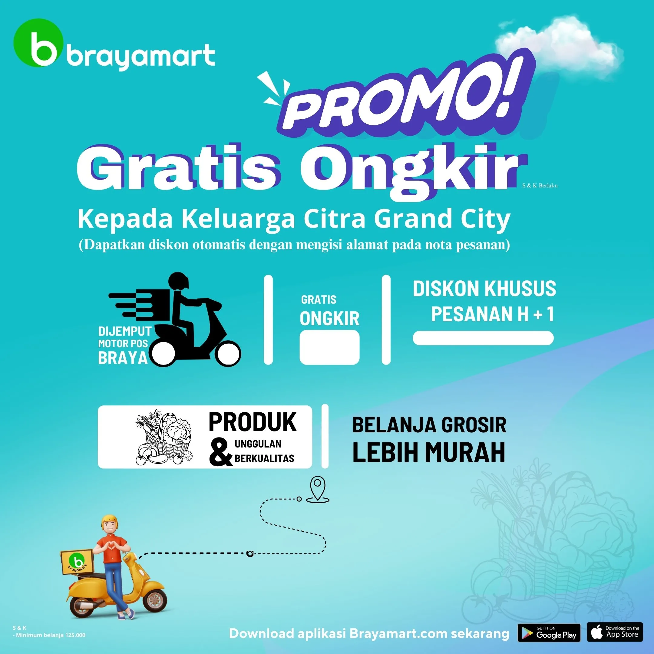 Layanan terbaru brayamart