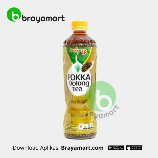 POKKA OOLONG TEA NO SUGAR 450ML