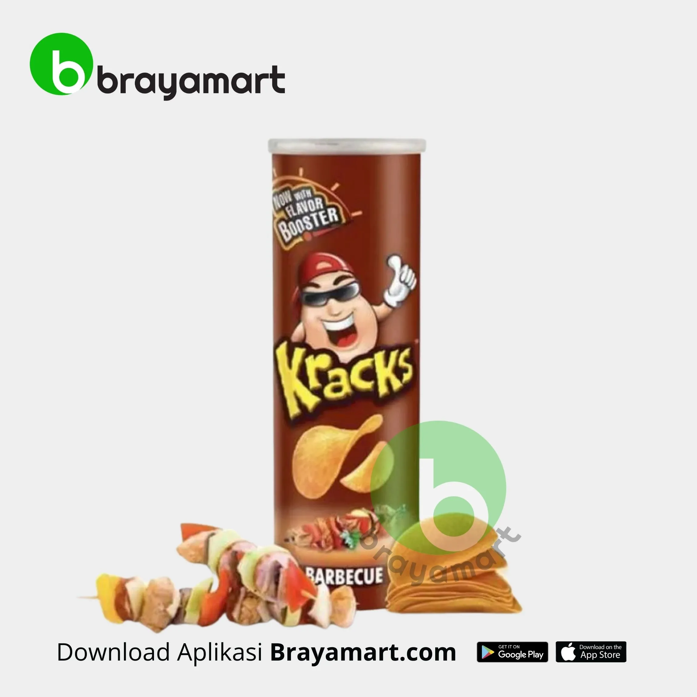 Kracks Potato Crispy BBQ 160 gr