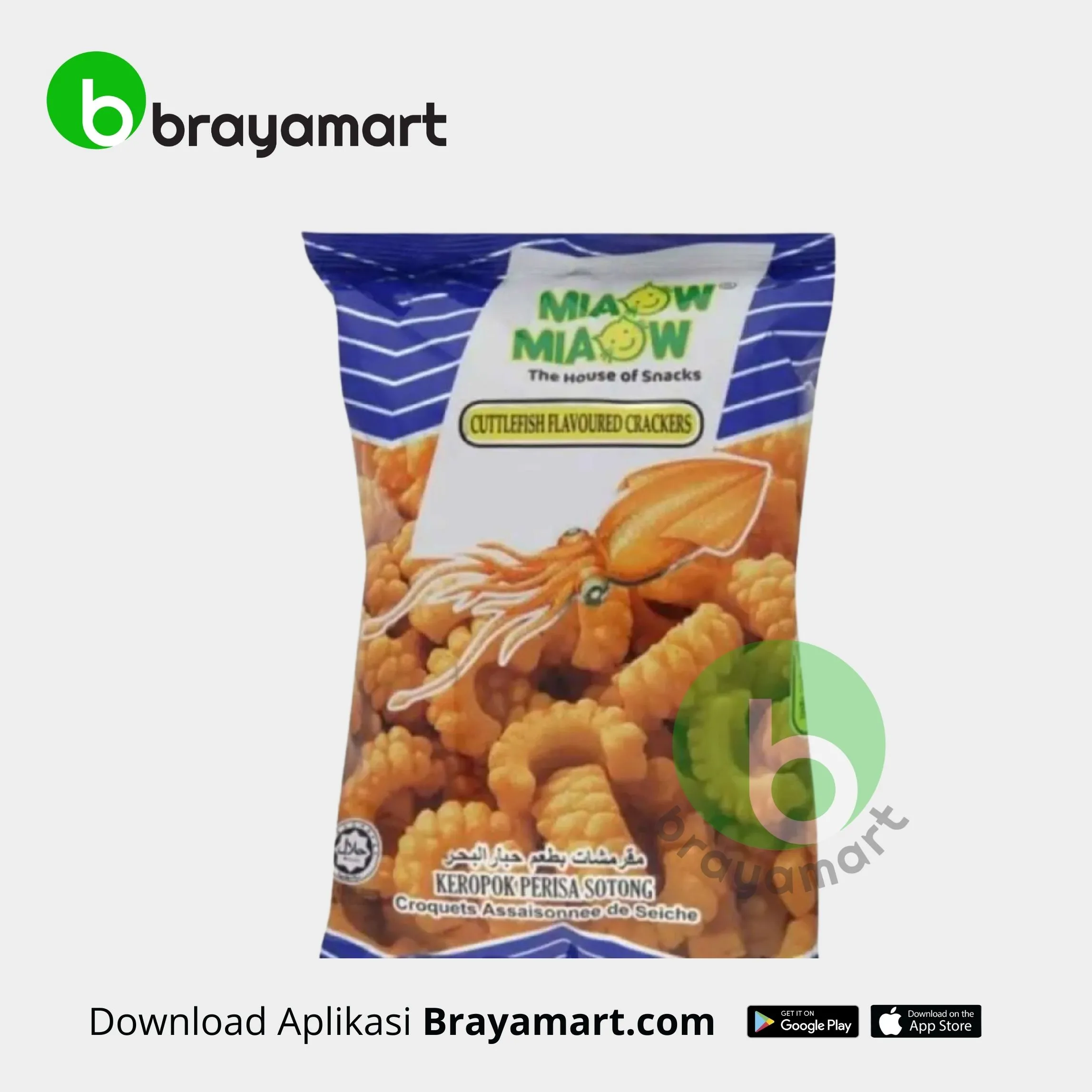 Miaw Cuttlefish Crackers 60 gr