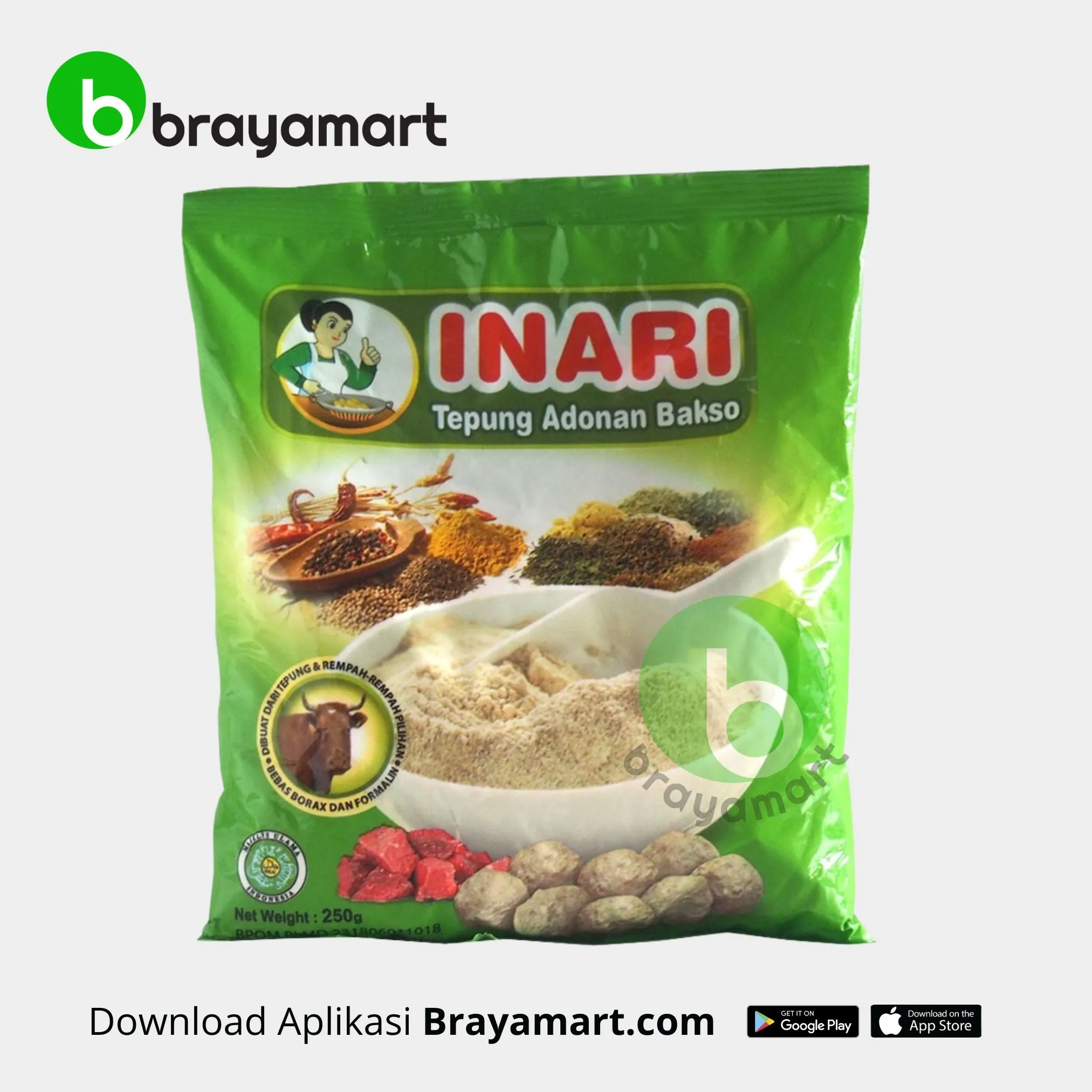 'Inari Tepung Adonan Bakso 250gr'