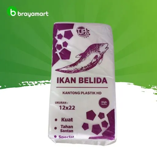 Plastik Bening Ikan Belida 1/2kg (@5bks)