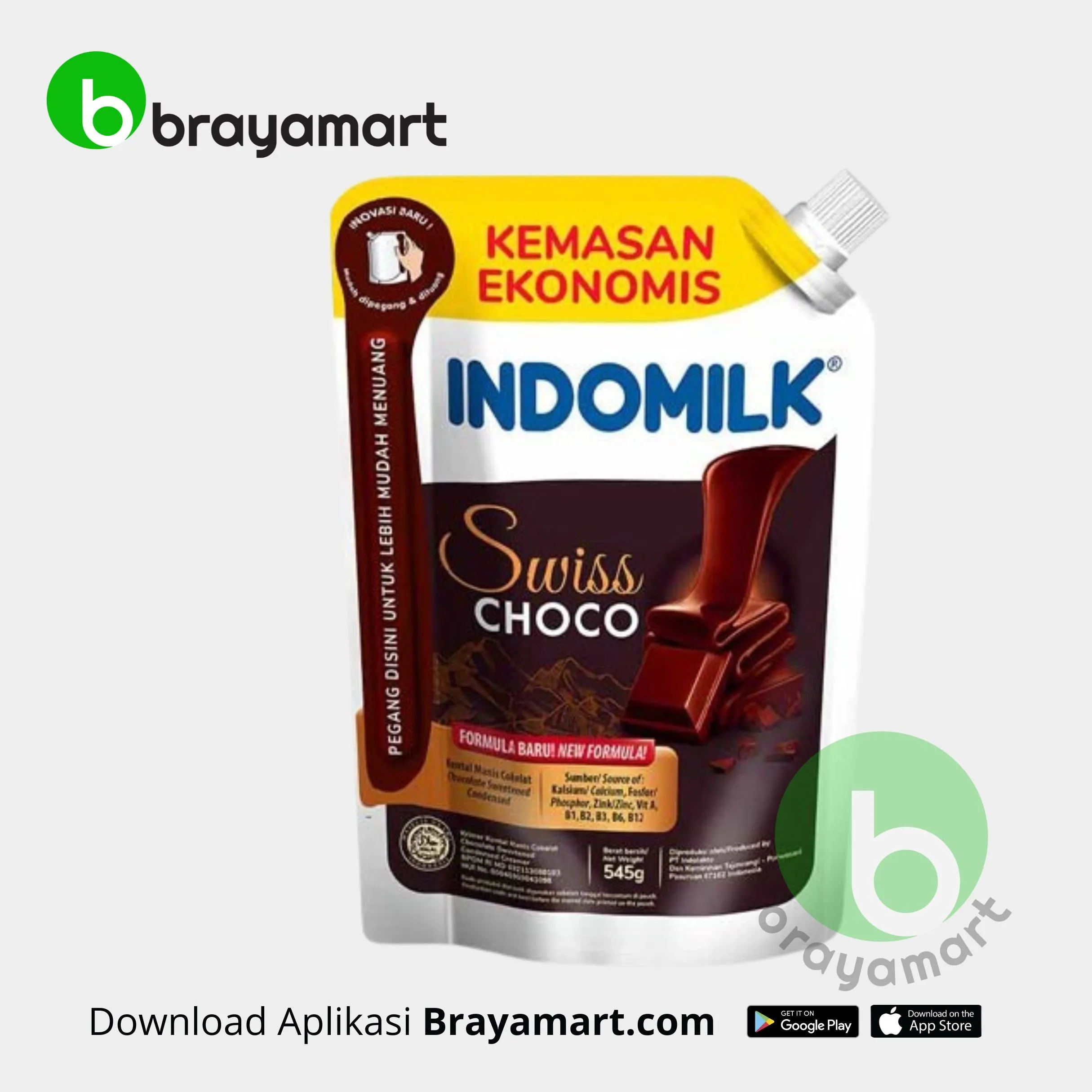 Indomilk Kental Manis Swiss Choco 545G