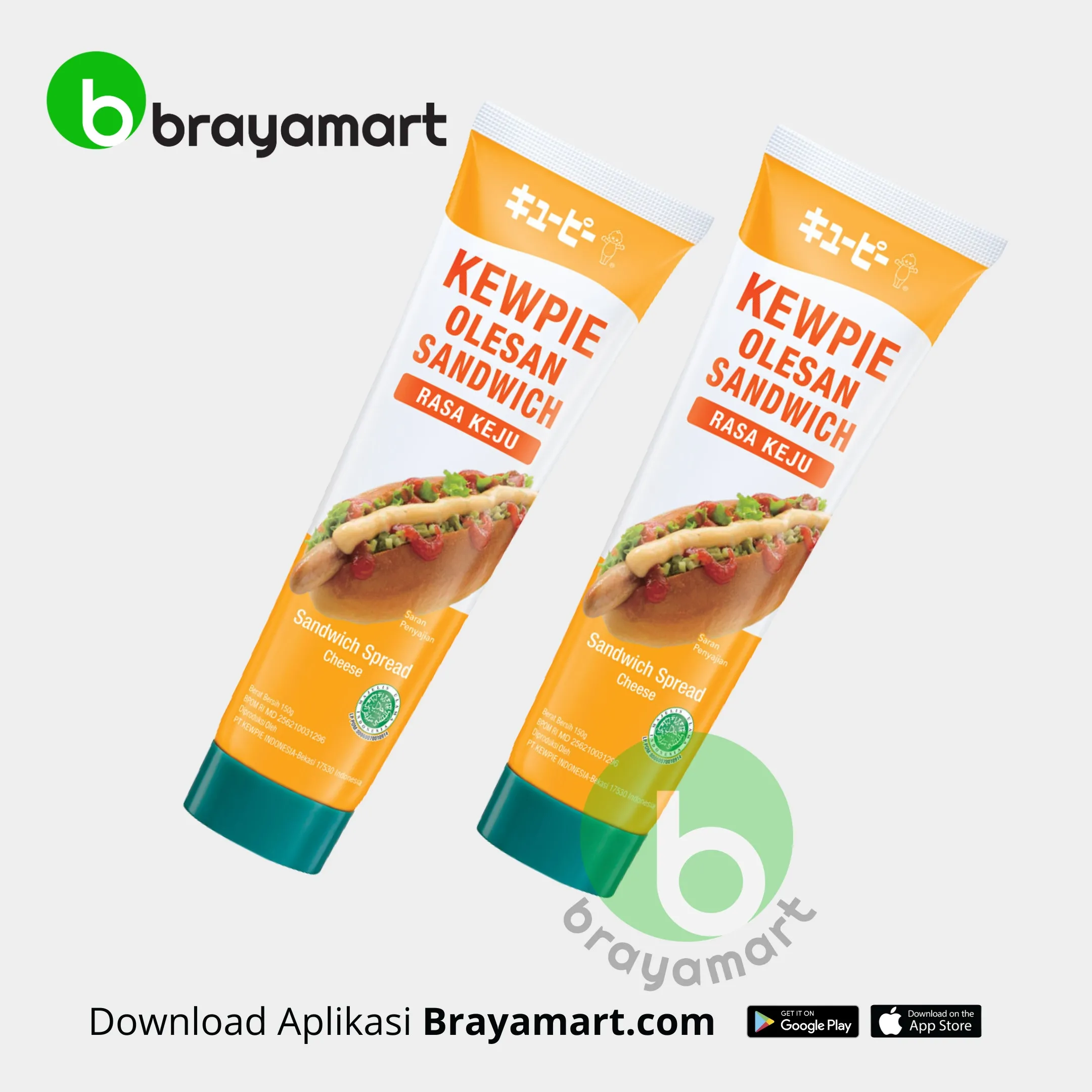 KEWPIE OLESAN SANDWICH RASA KEJU 150 GR