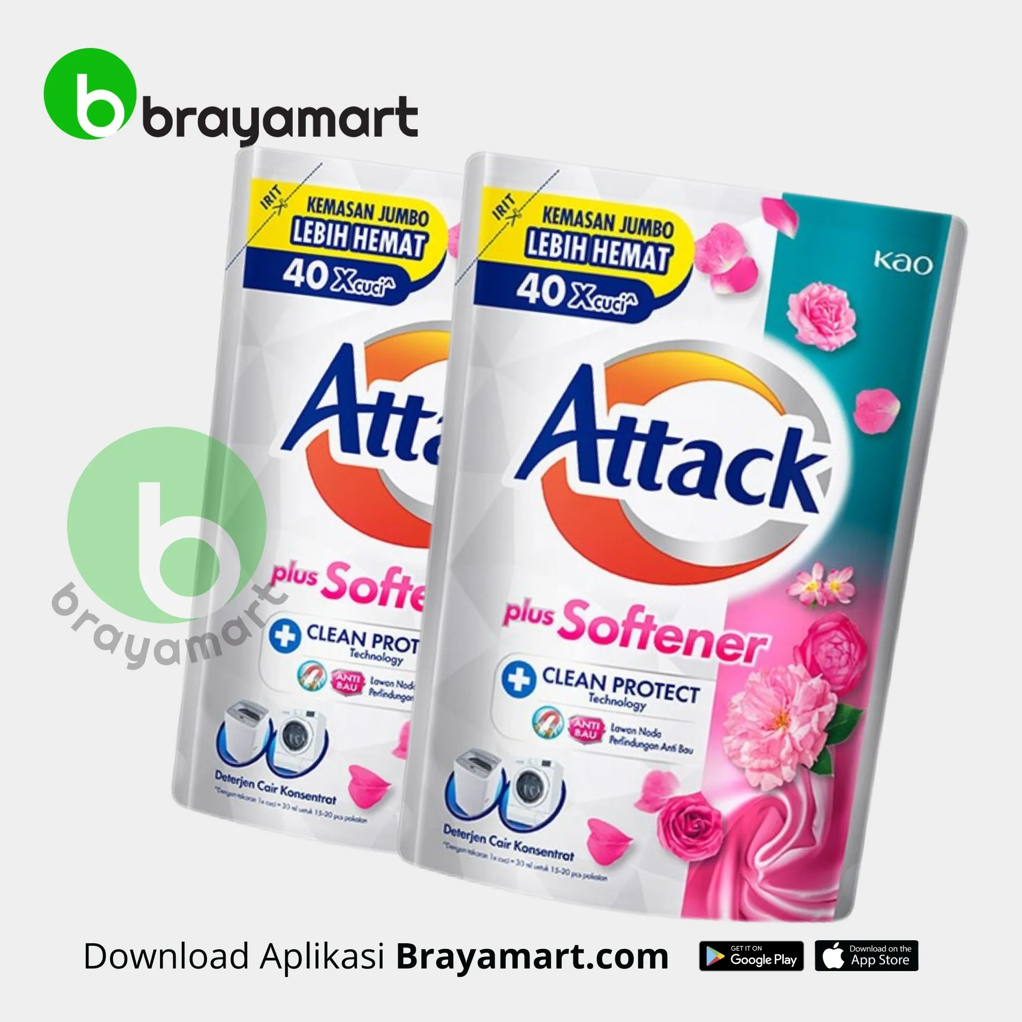 ATTACK PLUS SOFTENER REF 1,2LTR