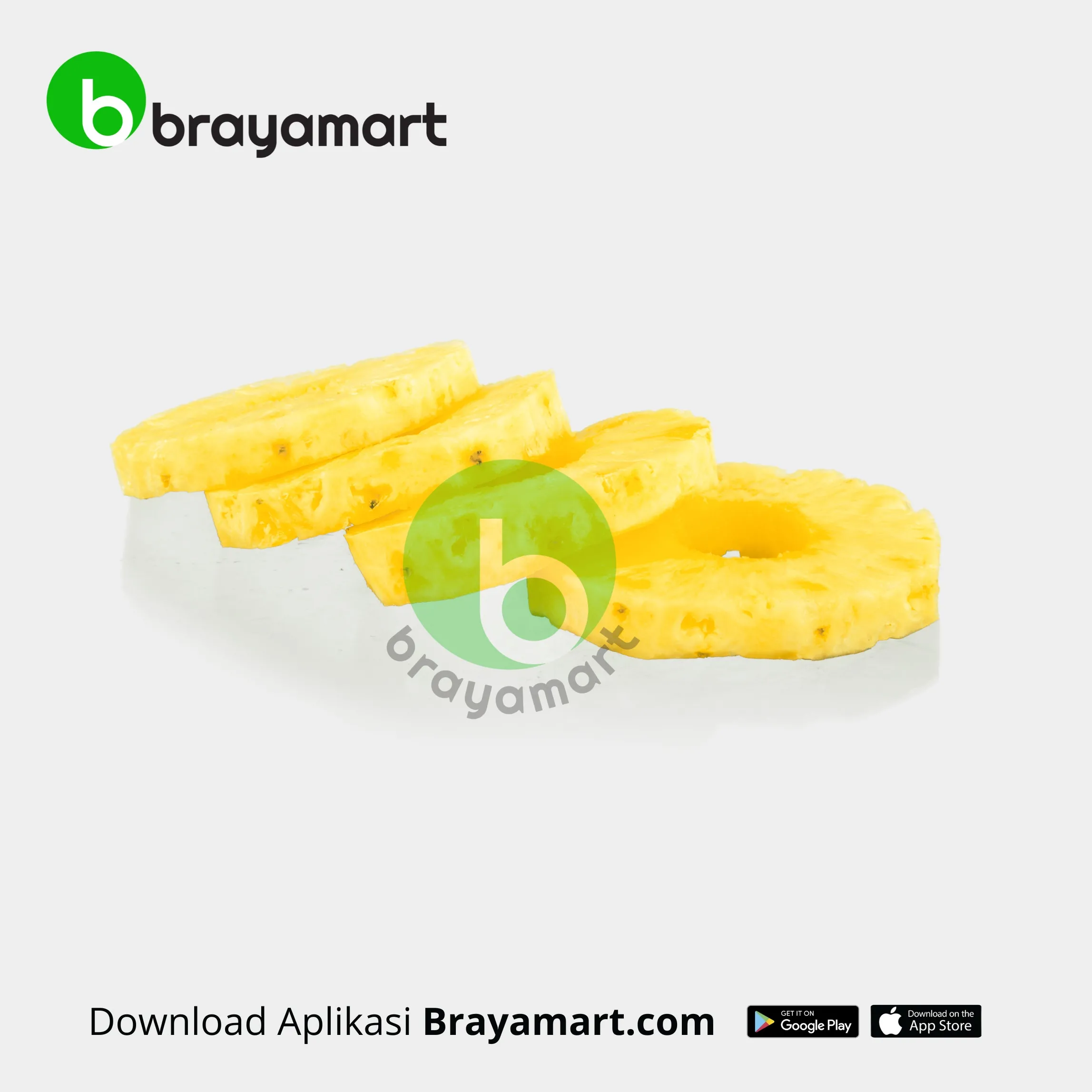 'Buah Nanas Potong (100 Gram)'