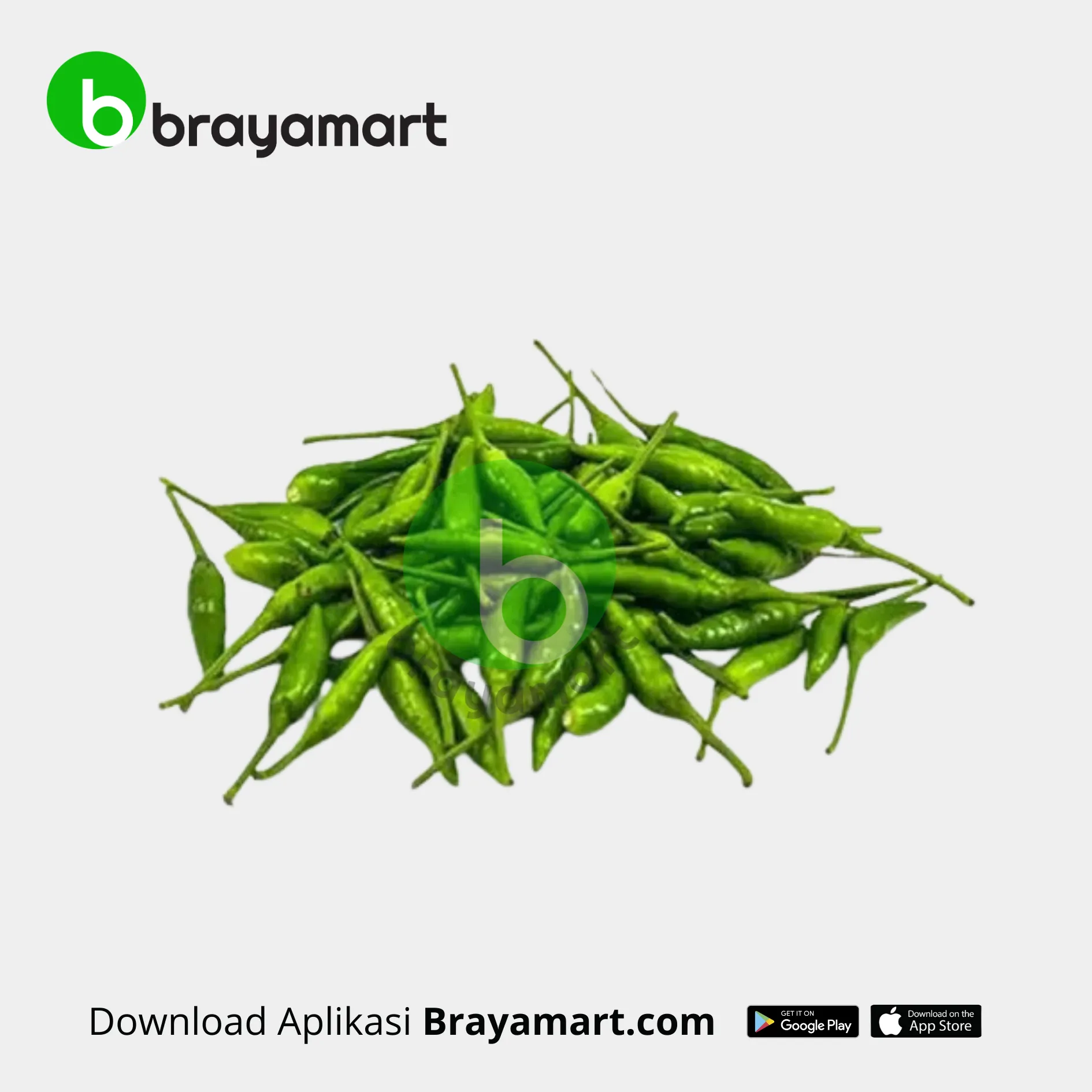 Cabai Rawit Hijau (100 gr)