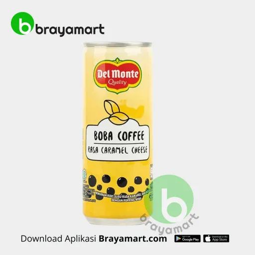 Delmonte Boba Coffee Caramel