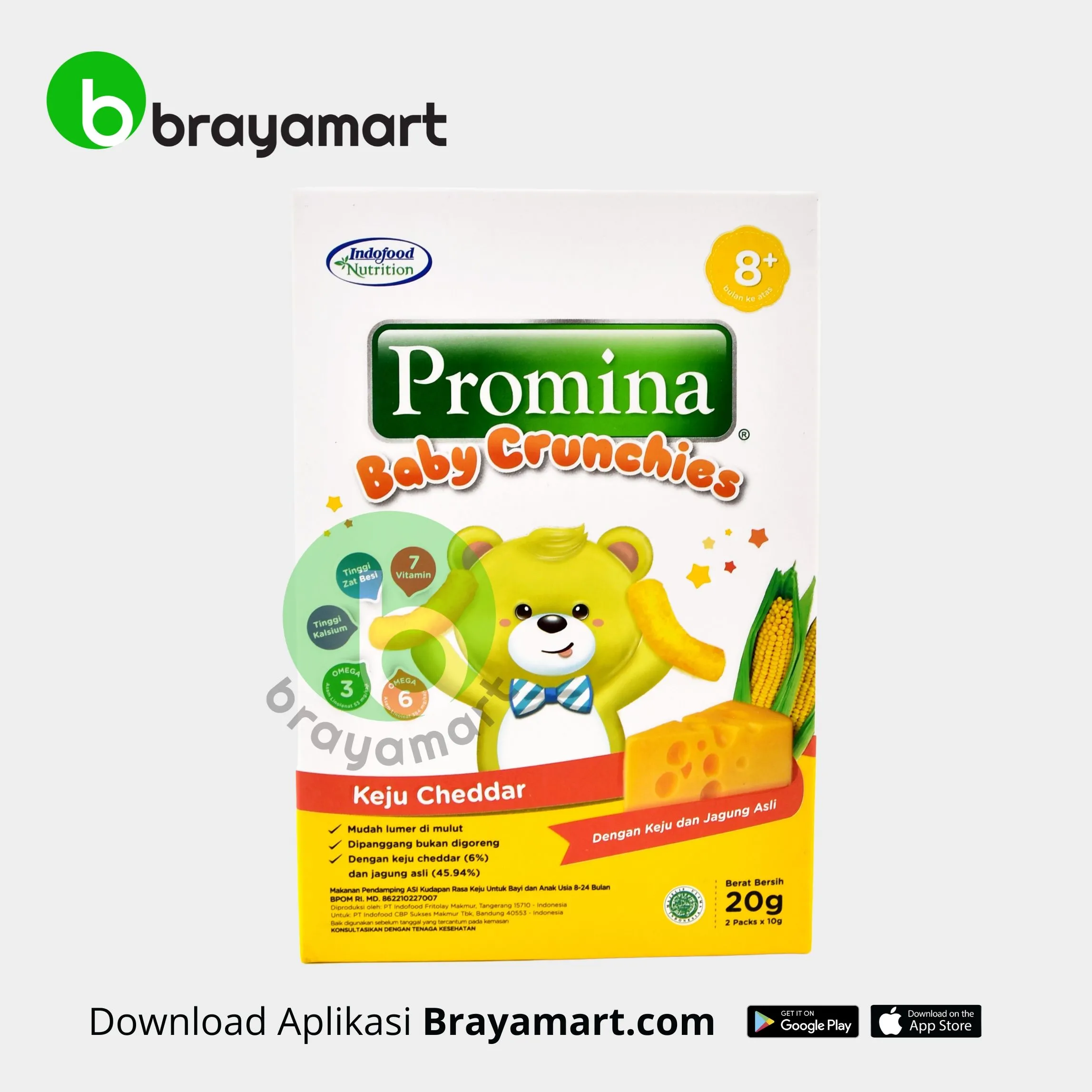 'Promina Snack Baby Cruncies Keju'