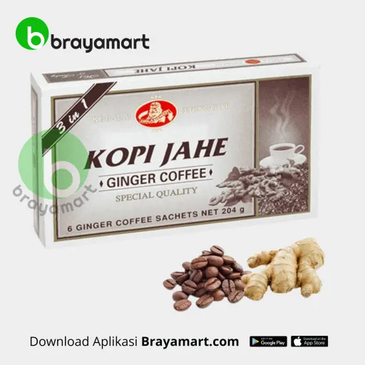 'Kepala jenggot kopi Jahe 204 gr'