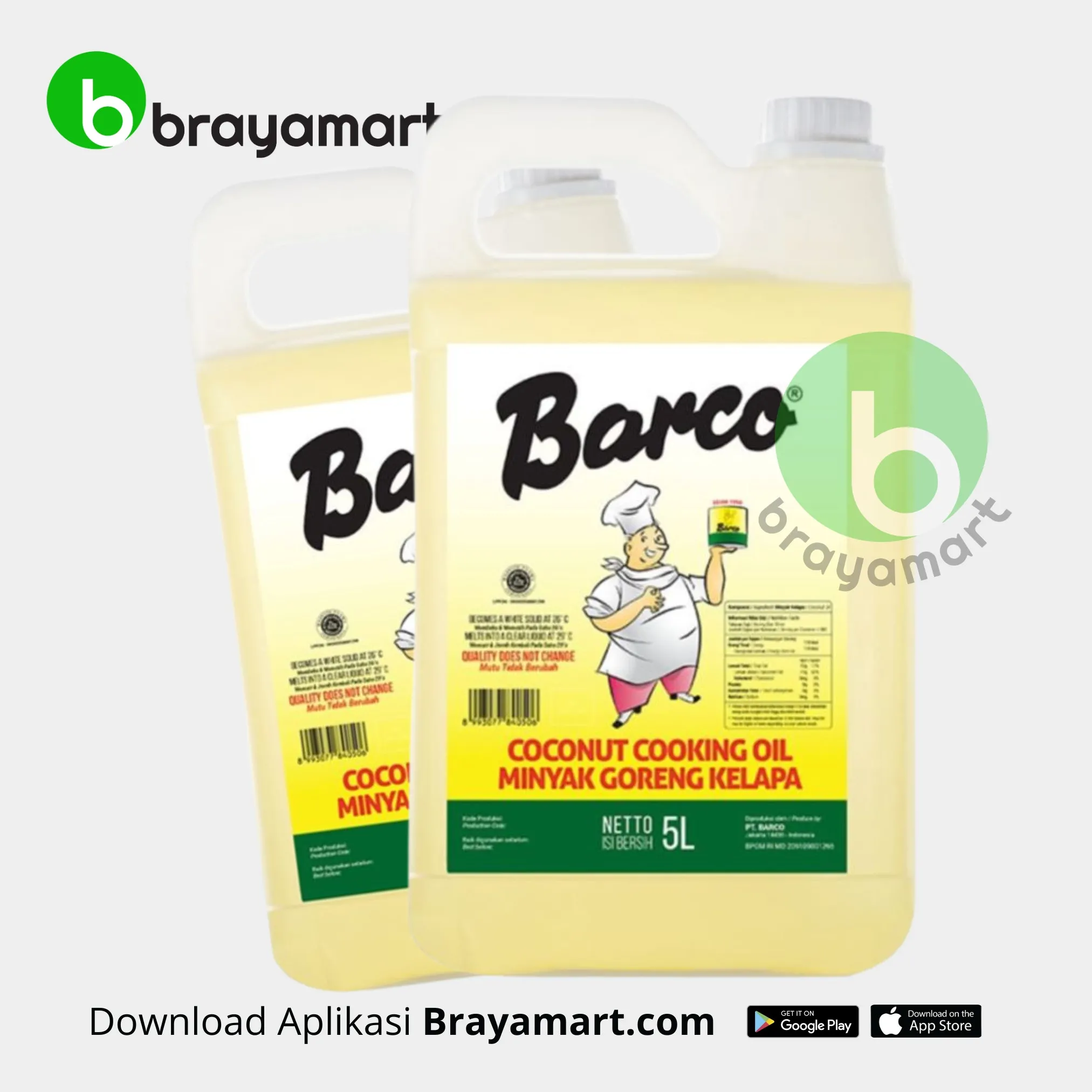 Barco Coconut Oil Jerigen 5 L