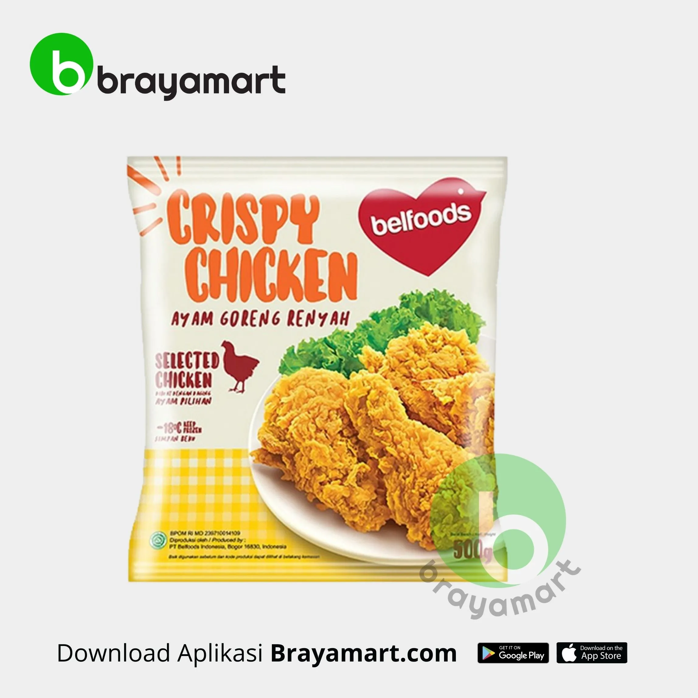 Belfoods Ayam Goreng Renyah 500 gr