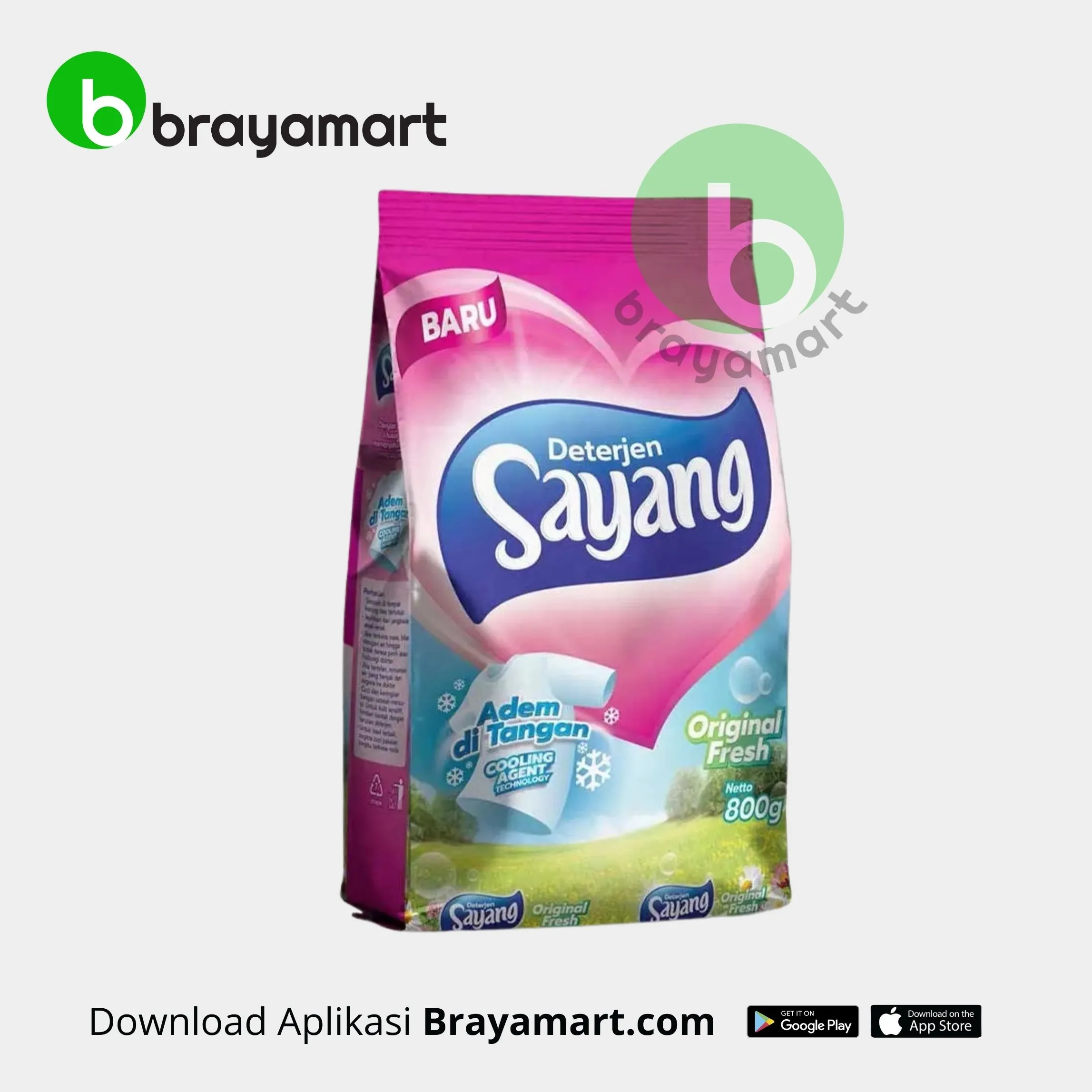 'Detergent Sayang Powder Rose 800 gr'
