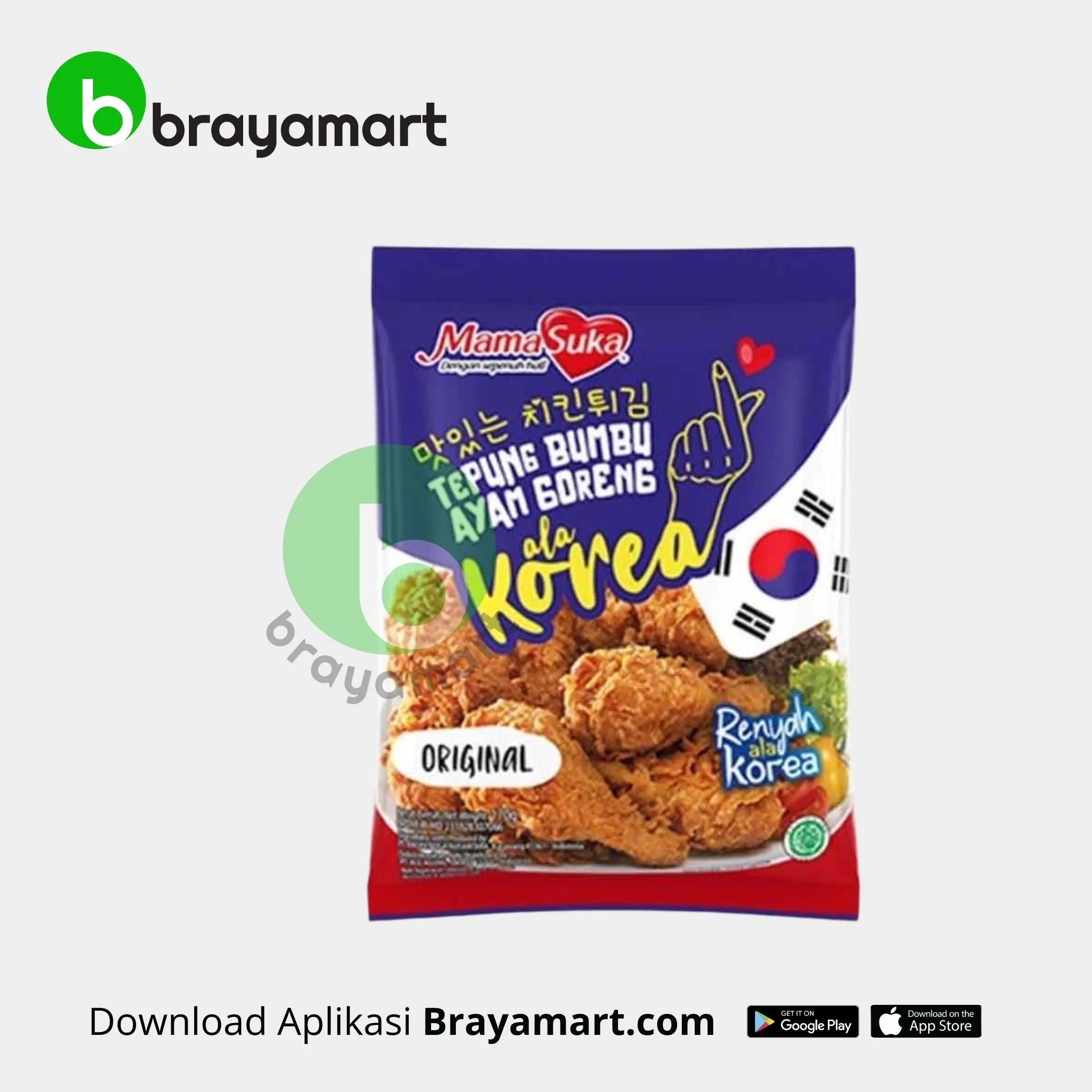 Mamasuka Tepung Bumbu Ayam Goreng Ala Korea Original 170 Gram