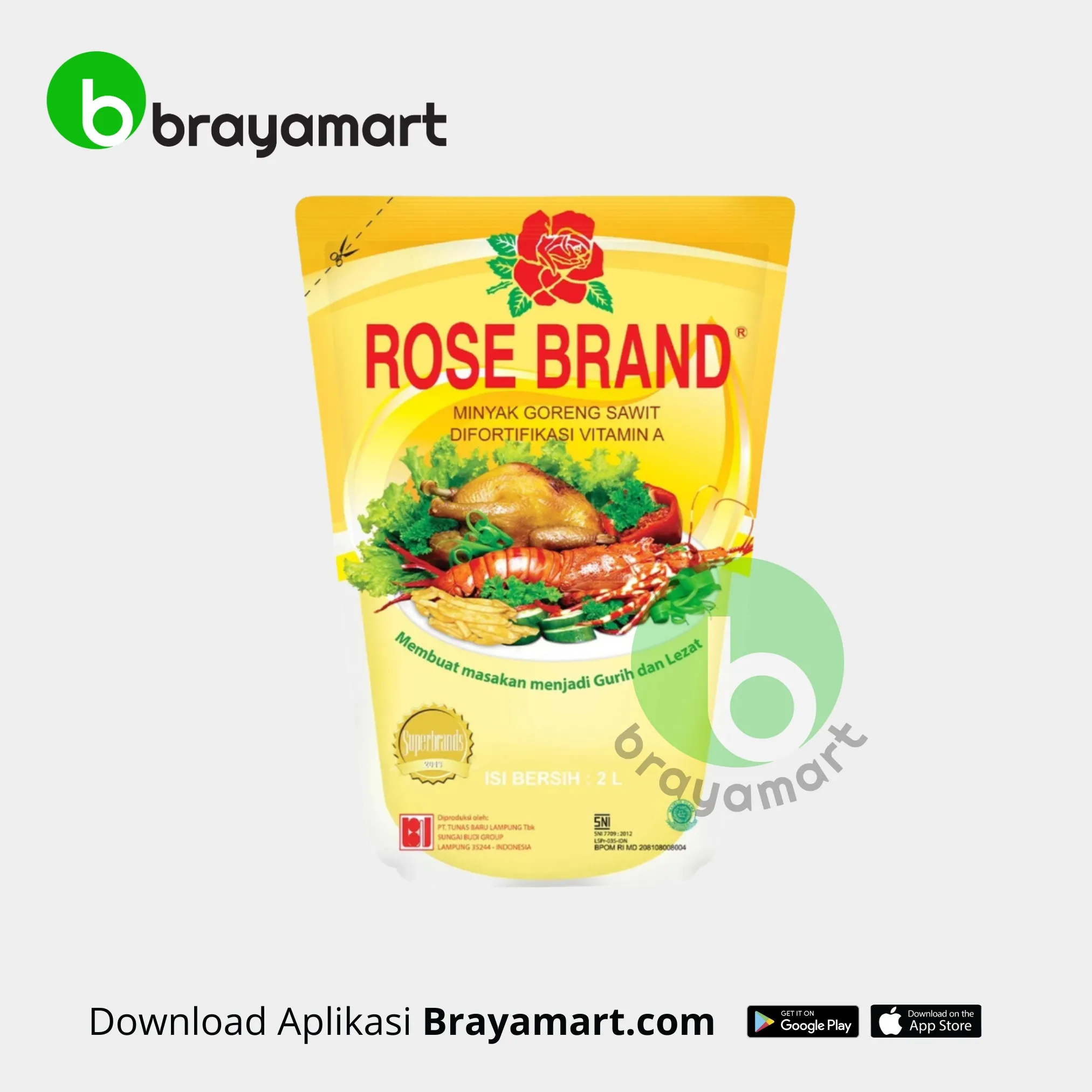 Rosebrand Oil 2 L Pouch