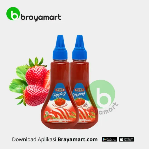 MORIN TOPPING STRAWBERRY 310GR