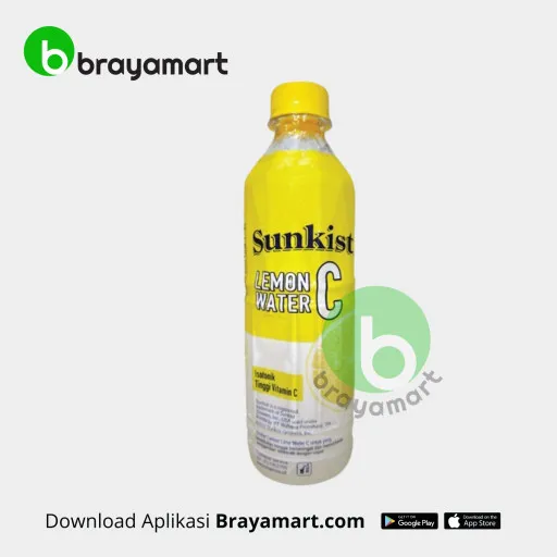 SUNKIST LEMON WATER C PET 330ML