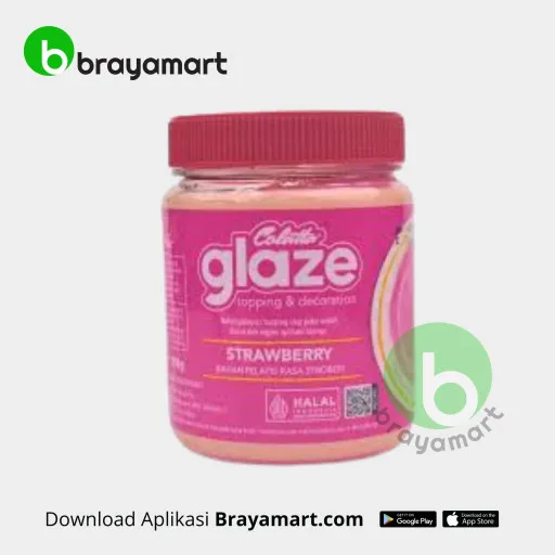 'COLLATA GLAZE STRAWBERRY 250GR'