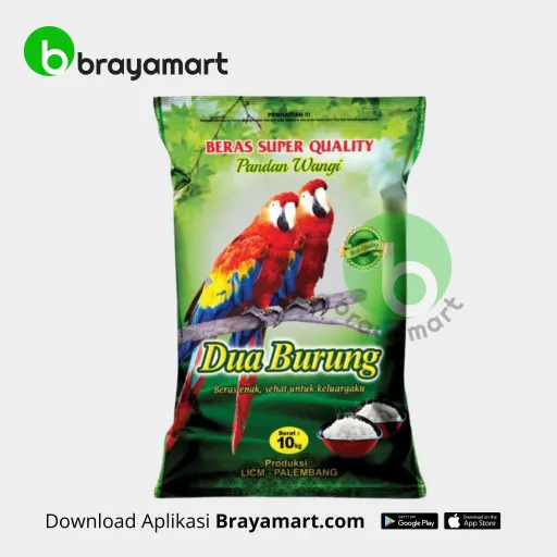 Beras Dua Burung 10 Kg