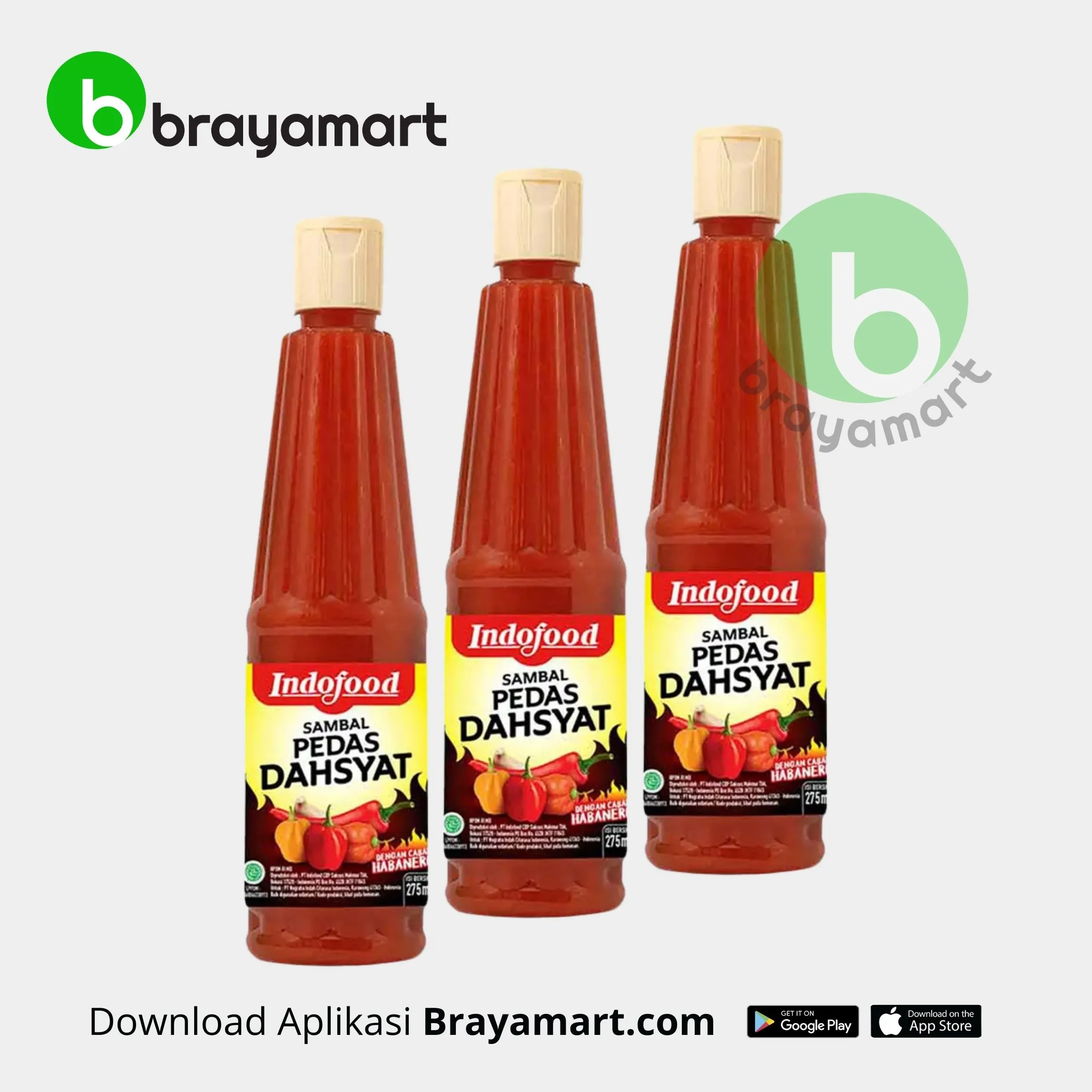 'Sambal Indofood Extra Pedas 275ml'