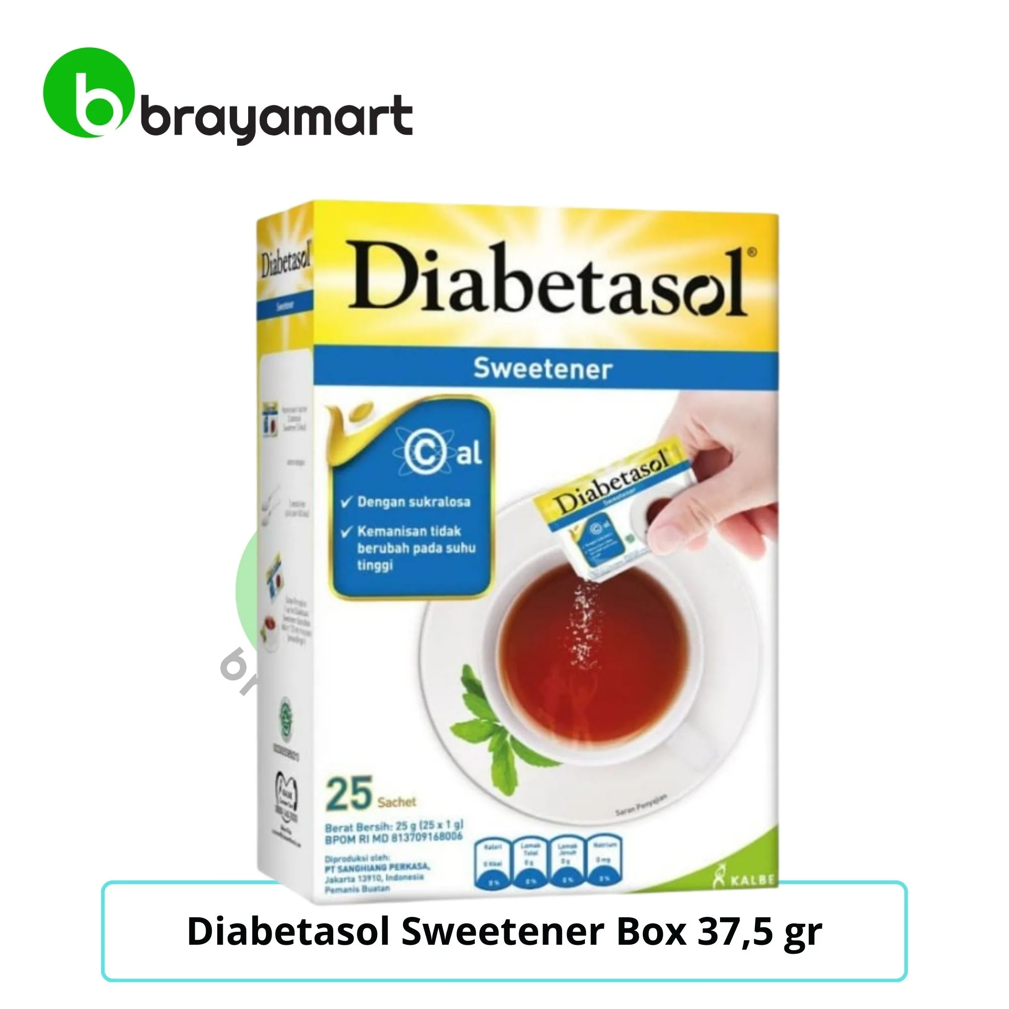 Diabetasol Sweetener Box 37,5 gr