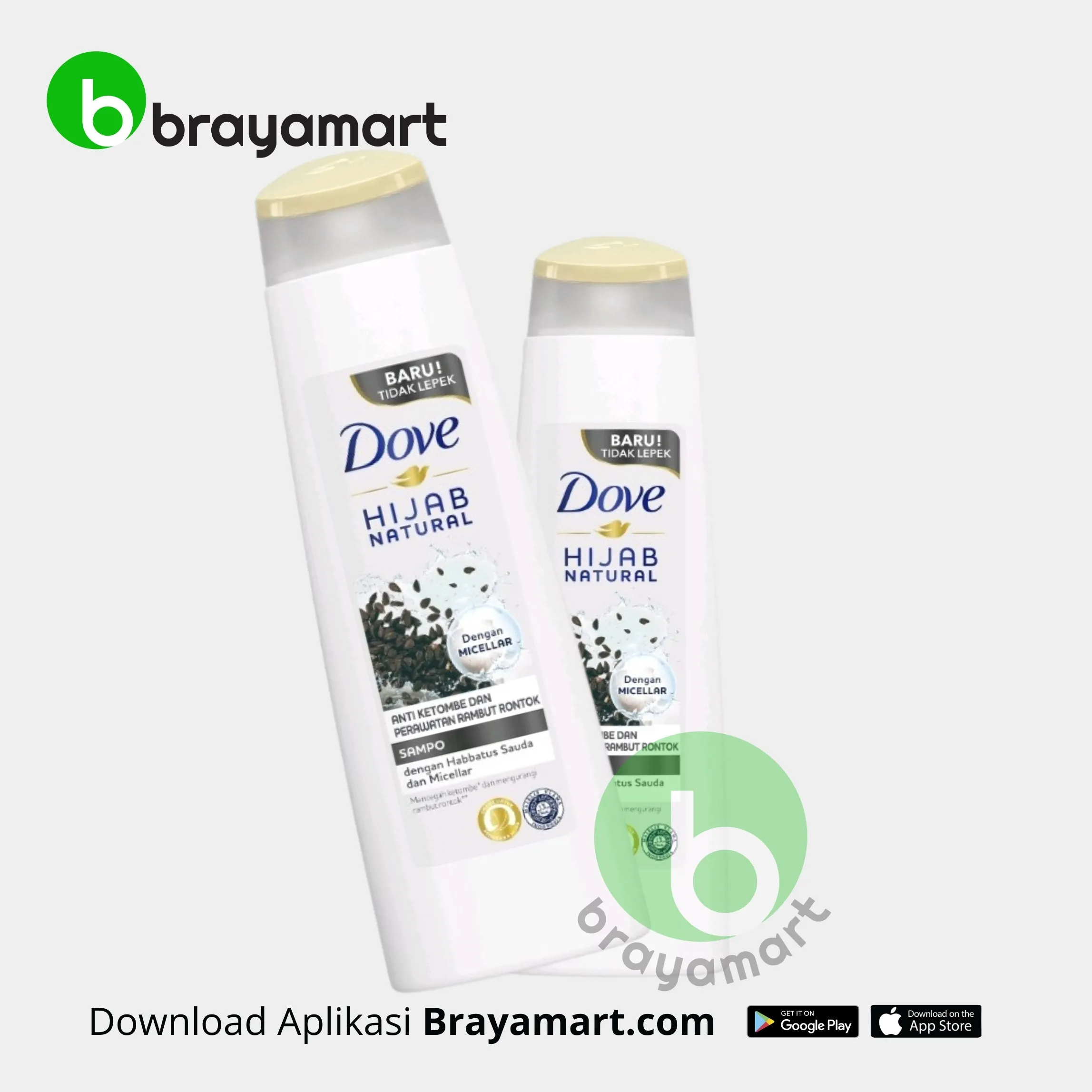 Dove Shampoo Hijab Anti Ketombe Hitam & Panjang 135