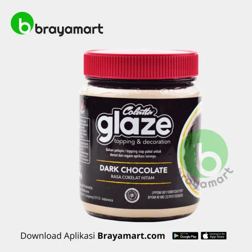 COLLATA GLAZE DARK CHOCO 250GR