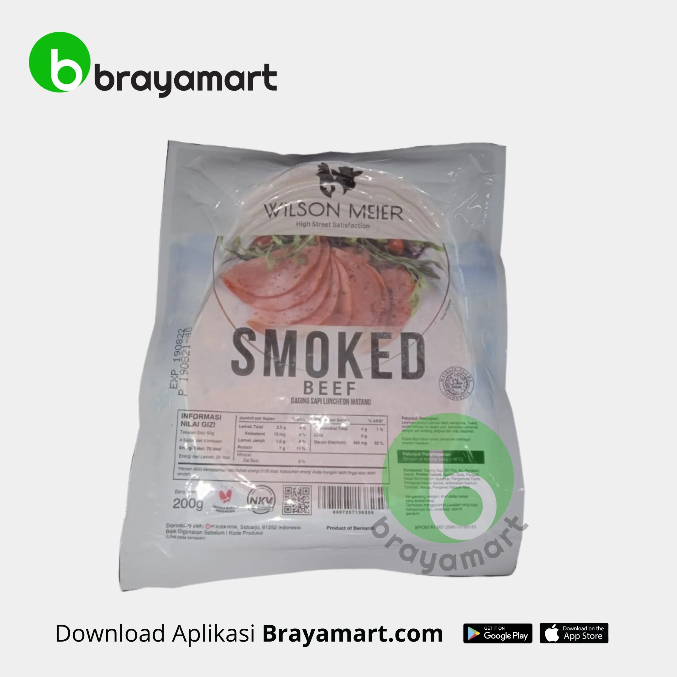 WILSON MEIER SMOKE BEEF 200GR