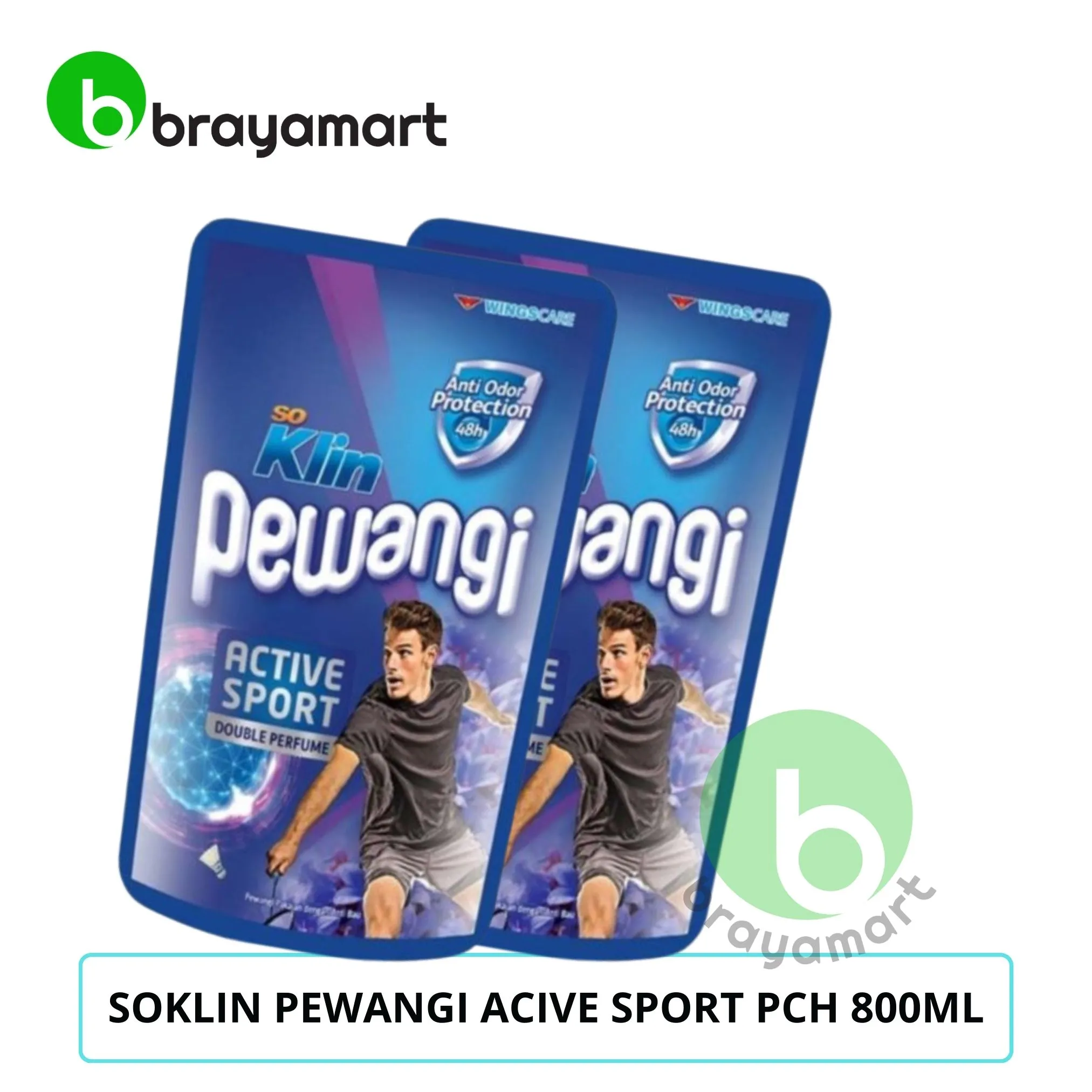 SOKLIN PEWANGI ACIVE SPORT PCH 800ML