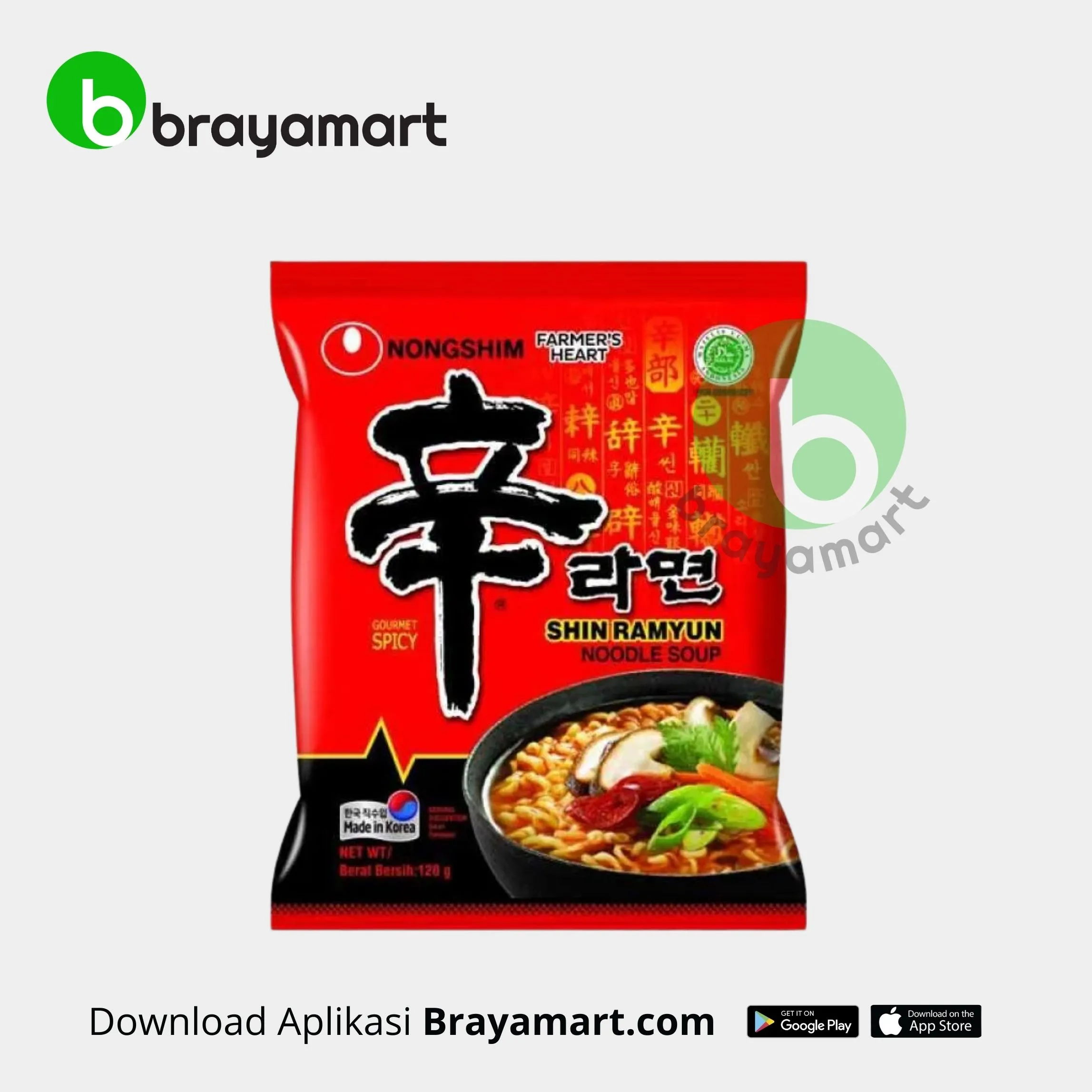 'Shin Ramyun Spicy Musrhoom 120 gr'