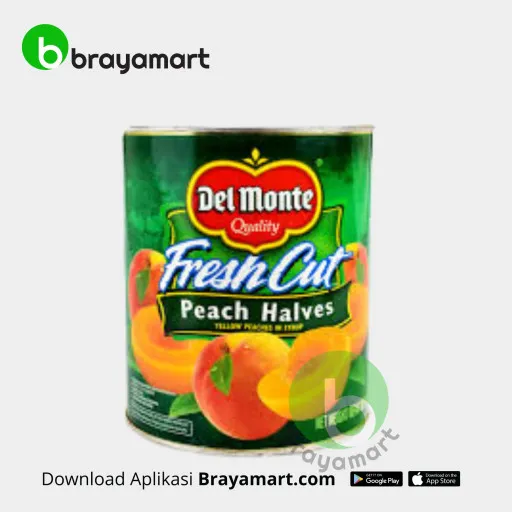 Del Monte Peach Halves 825gr Kaleng