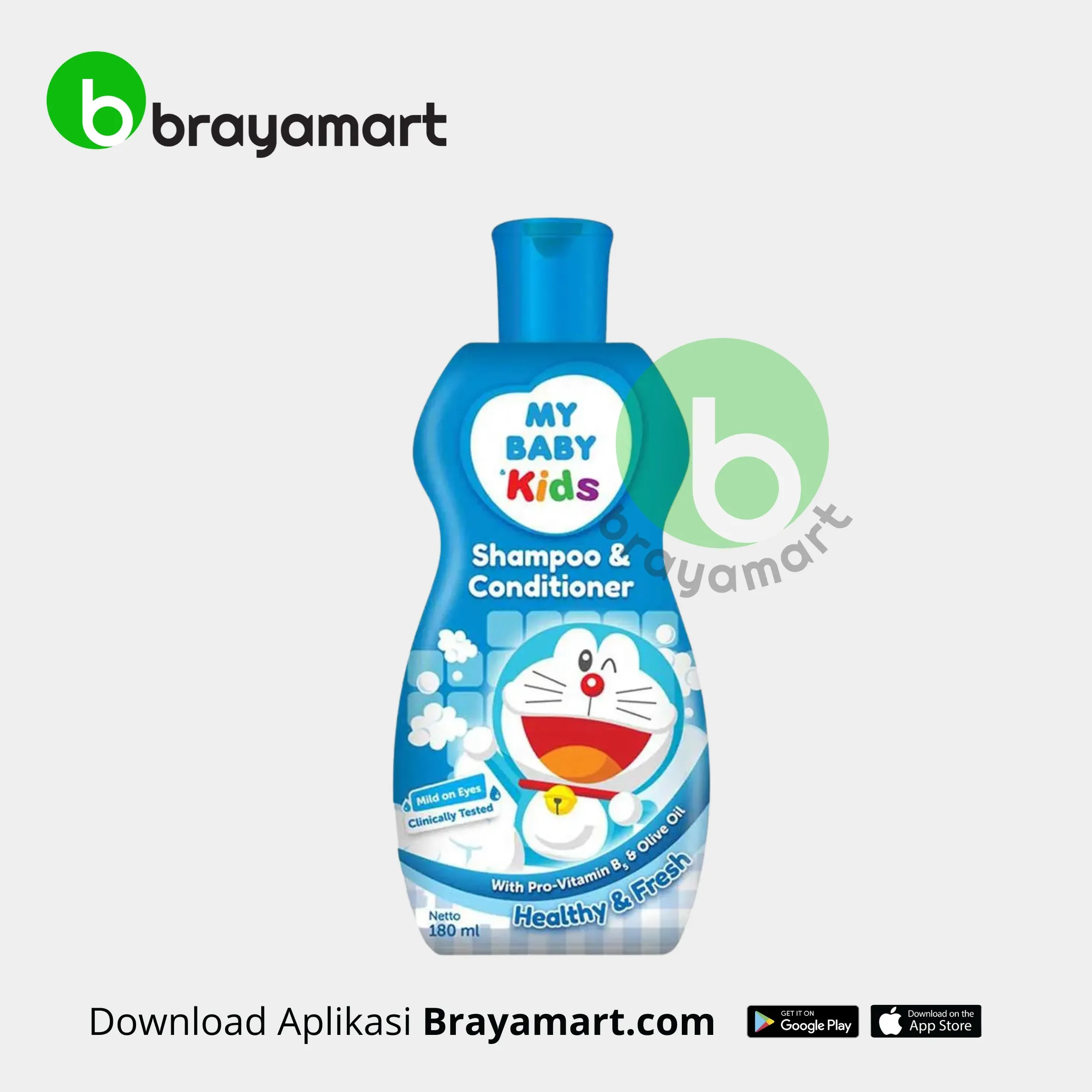 Mi Baby Kids Shampoo & Conditioner Healthy & Fresh 100 ml