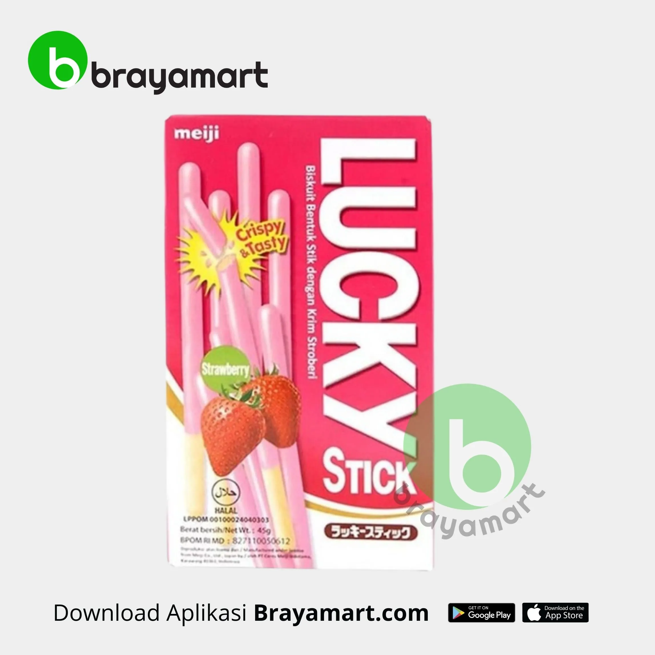 Lucky Stick Strawberry 45 gr