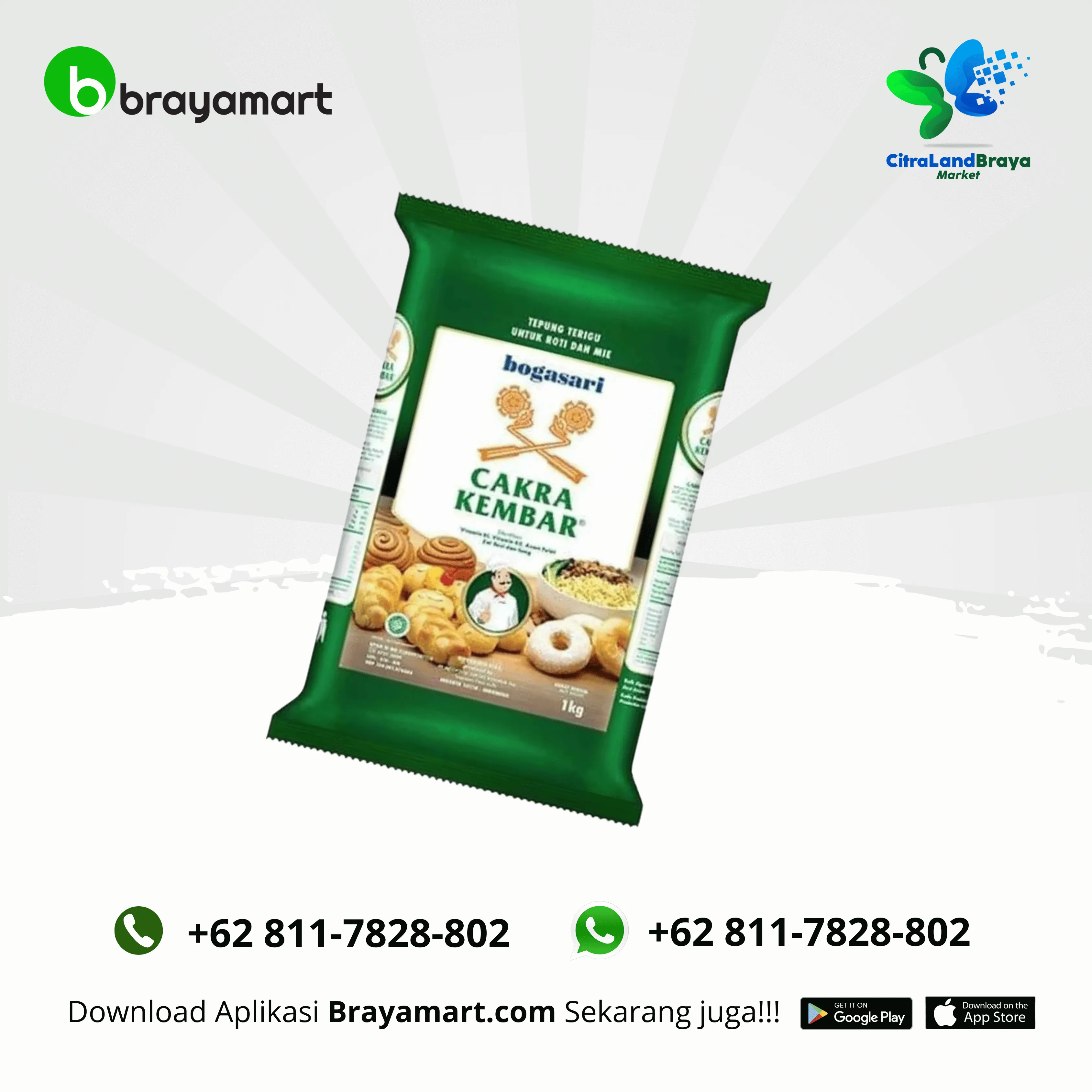 Terigu Cakra Kembar 1kg
