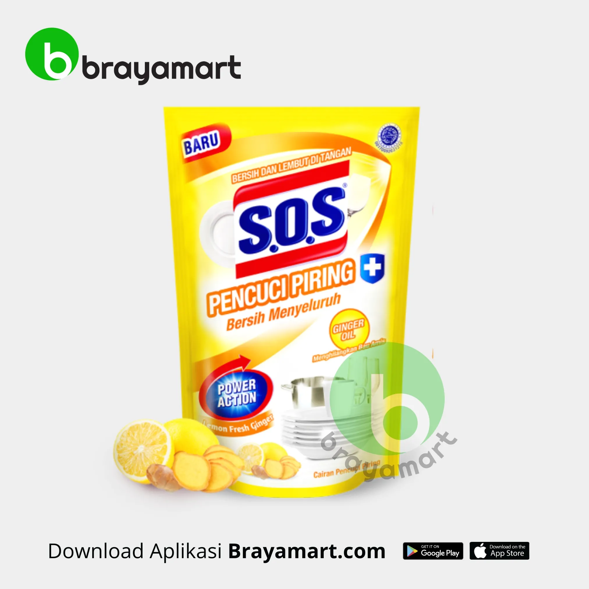 'SOS Dishwhashing Lemon 650 ml'