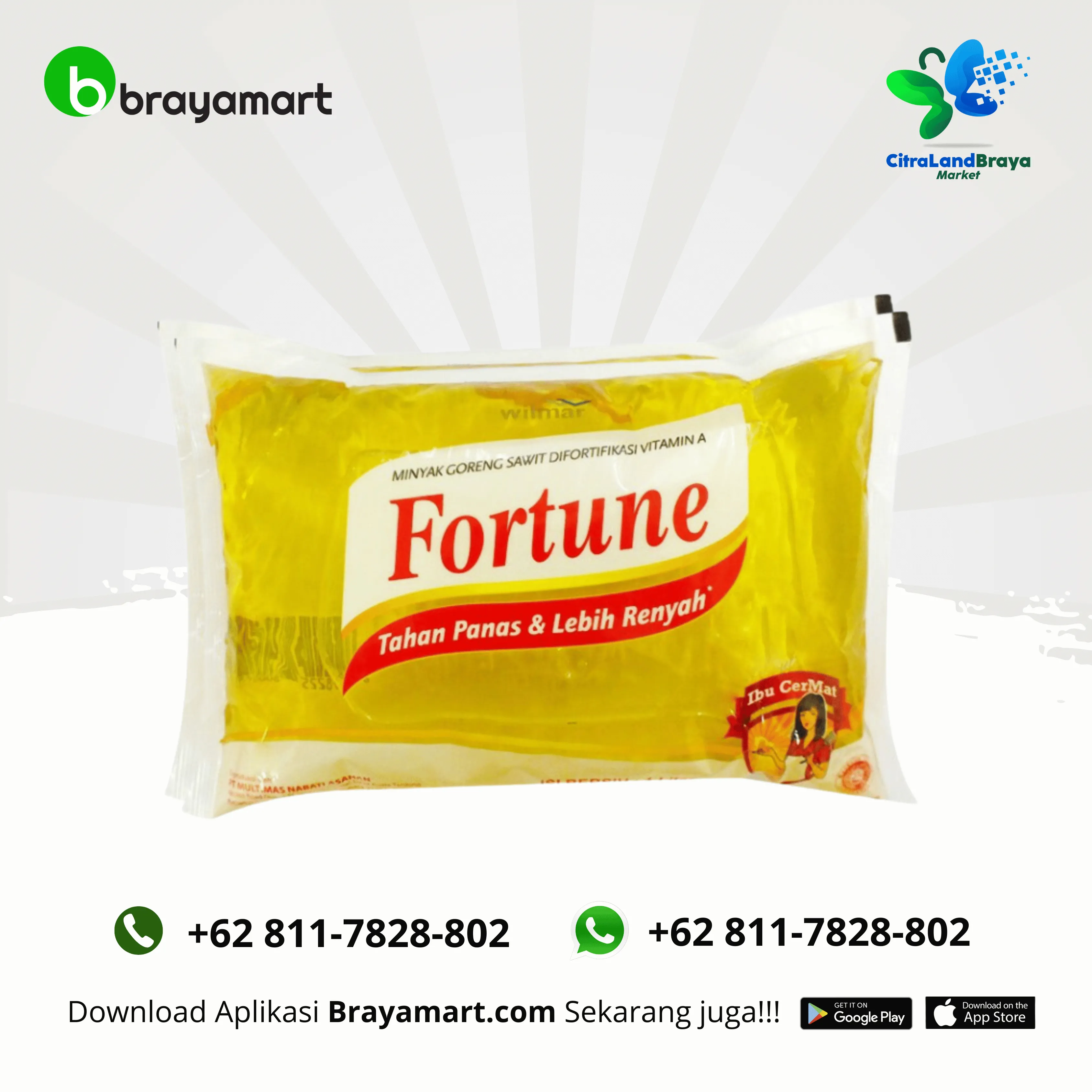 Minyak Goreng Fortune 1 L Bantal