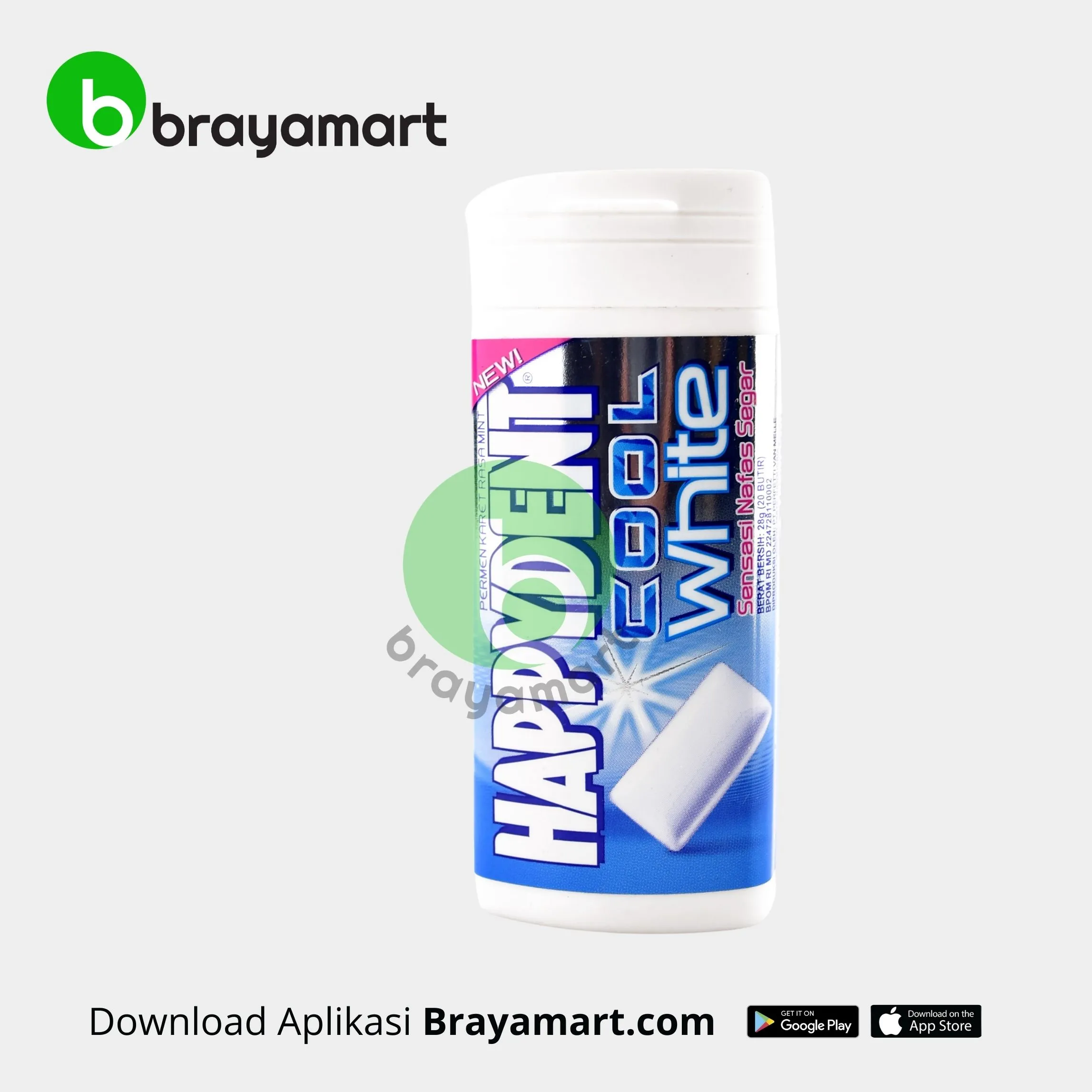 Permen Happydent White Pocket Cool 28 gr