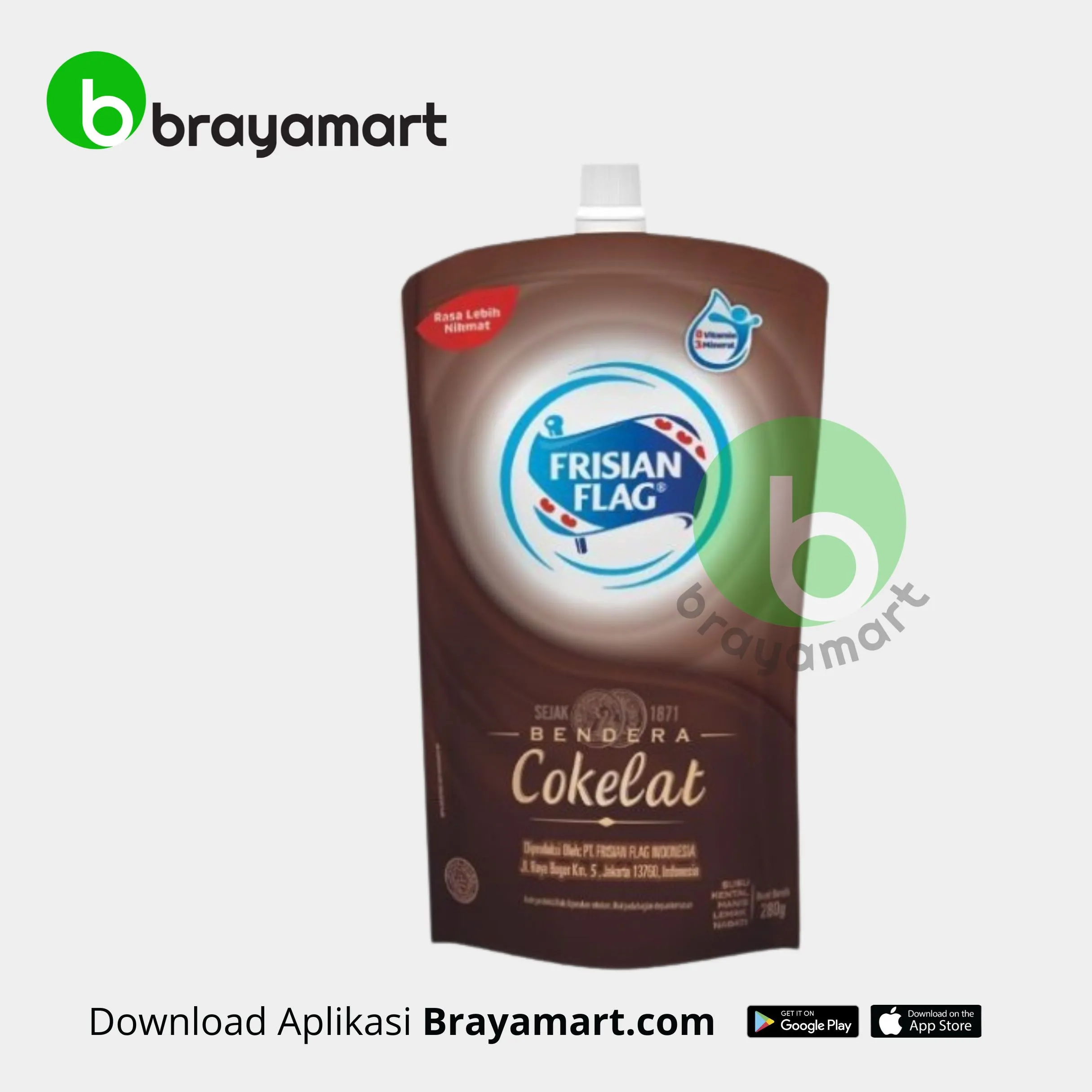 Frisian Flag Susu Kental Manis Coklat 280GR