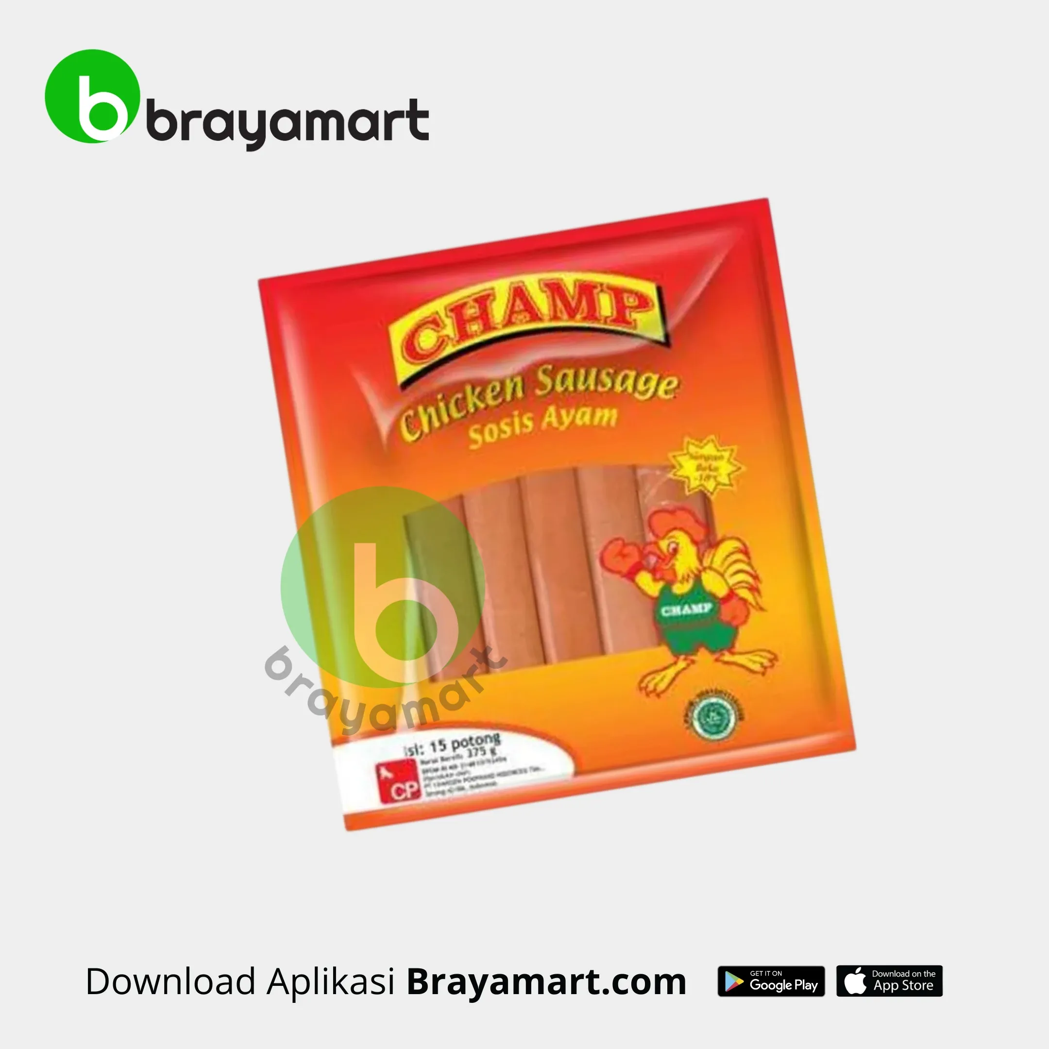 CHAMP CHICKEN SAUSAGES 200GR