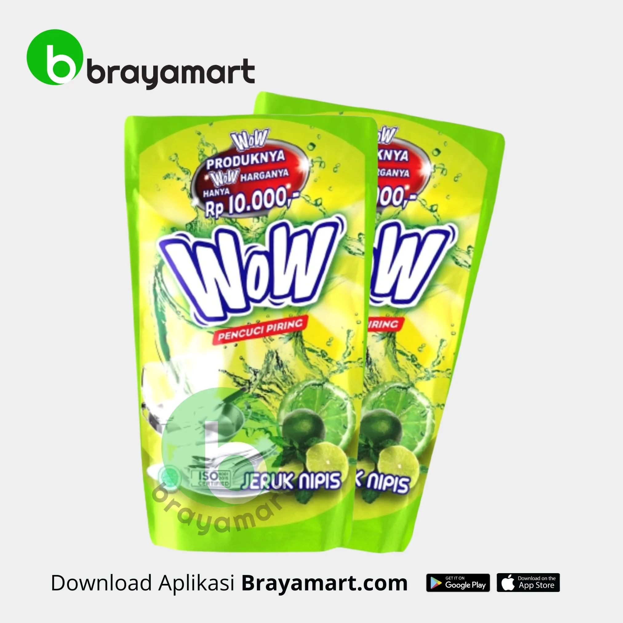 Wow Dishwash Jeruk Nipis 700ml