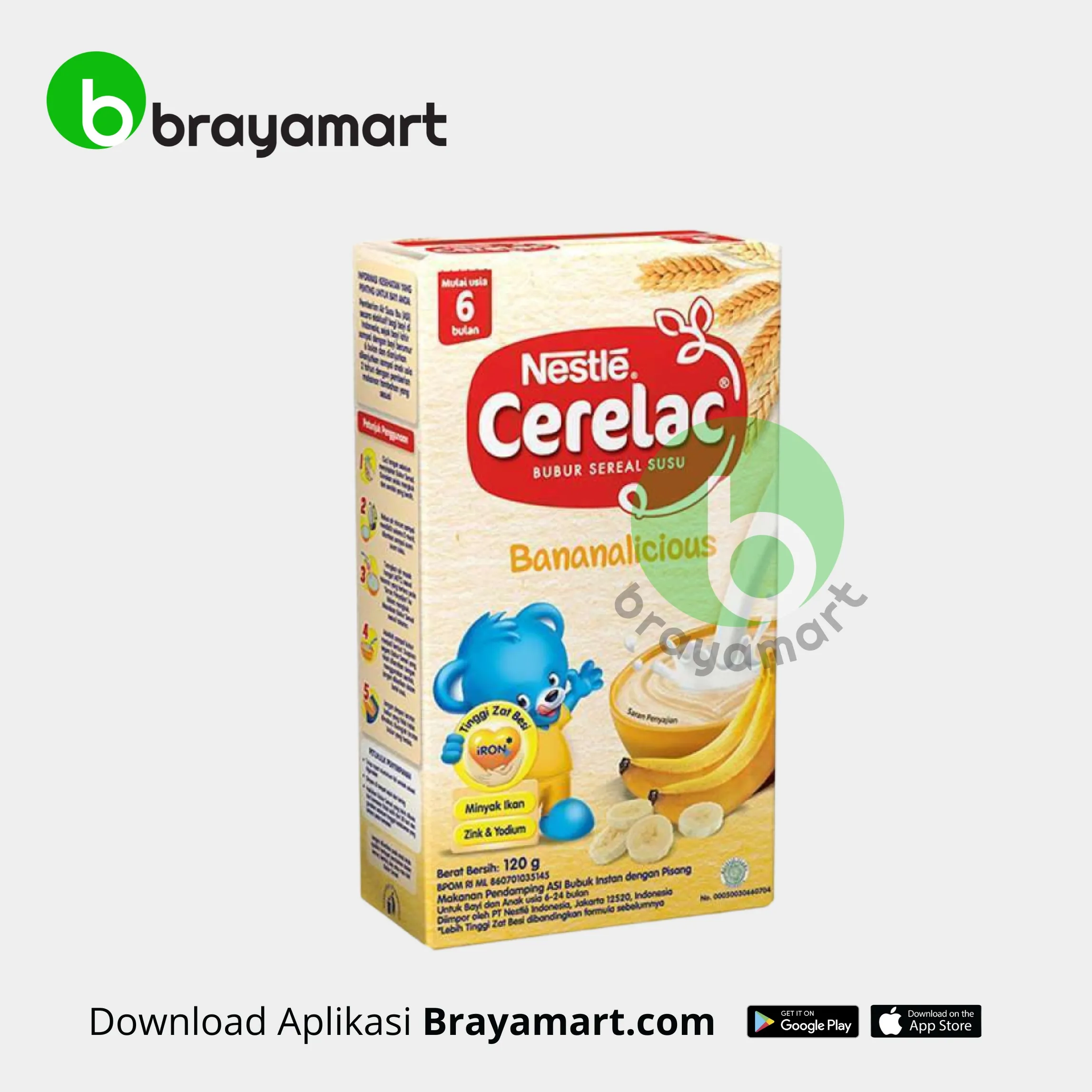 Nestle Cerelac Banana Milk 120gr