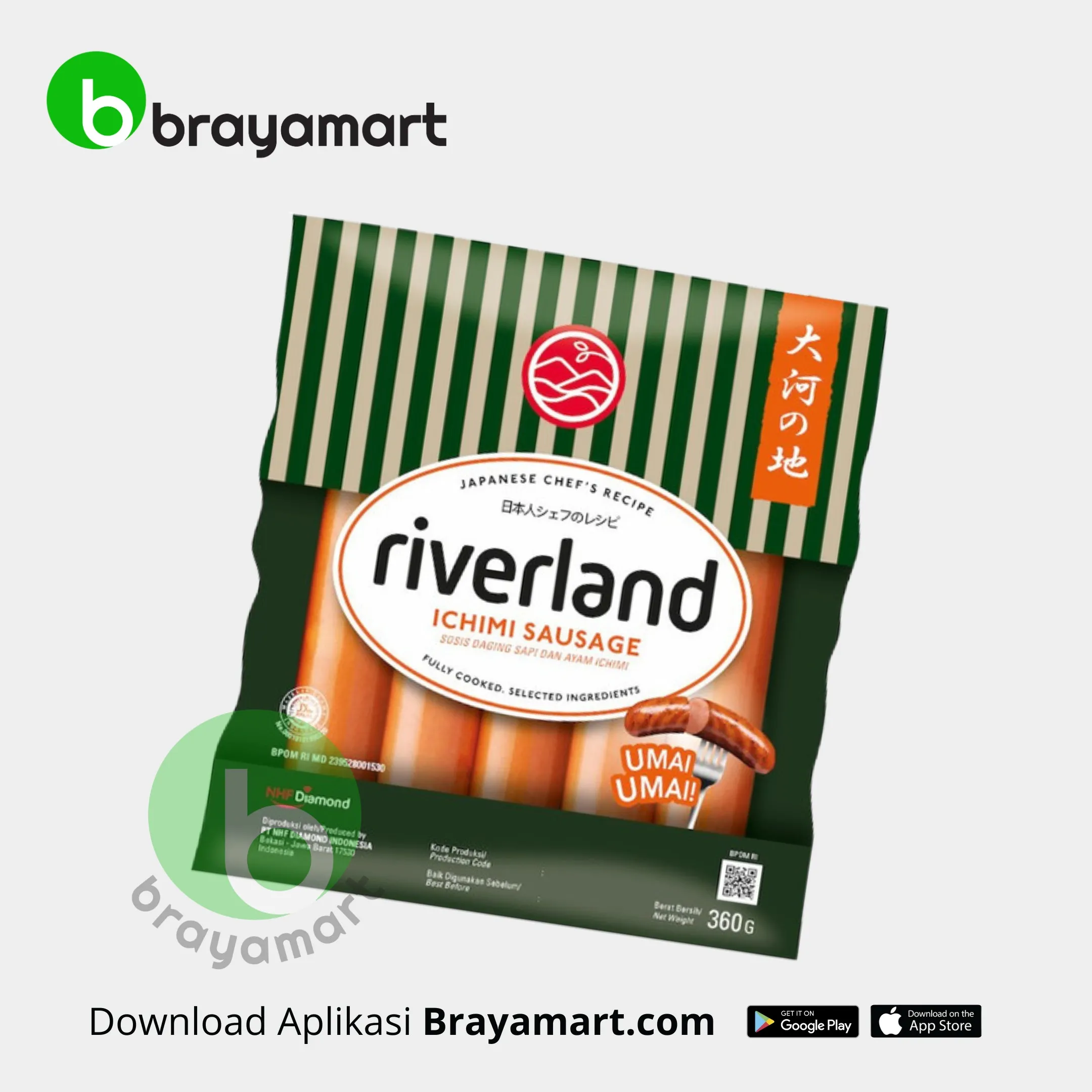 RIVERLAND SOSIS ICHIMI SAUSAGE 360GR