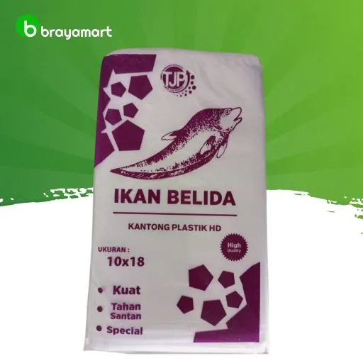 Plastik Bening Ikan Belida 1/4kg (@5bks)