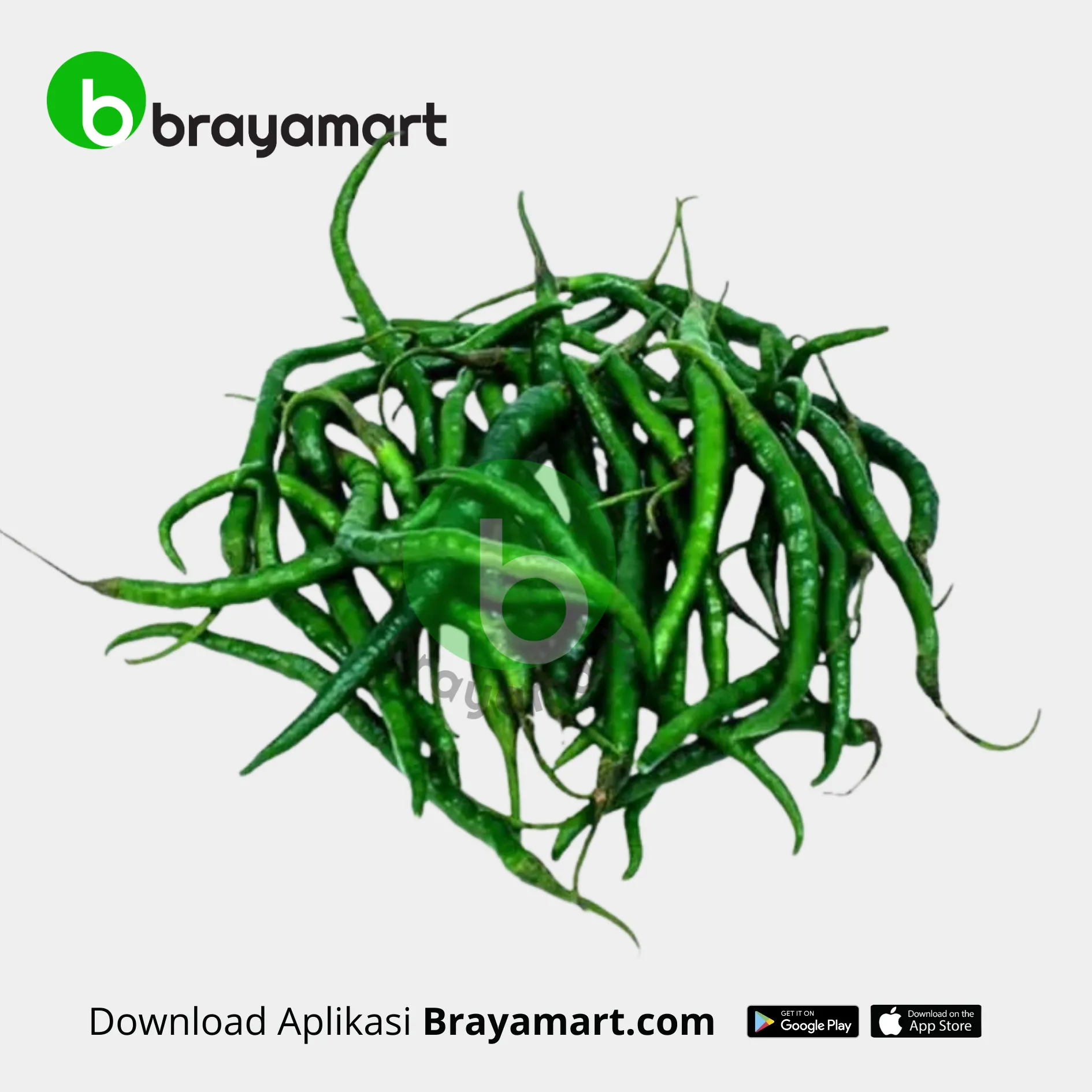 'Cabai Keriting Hijau (100 gr)'