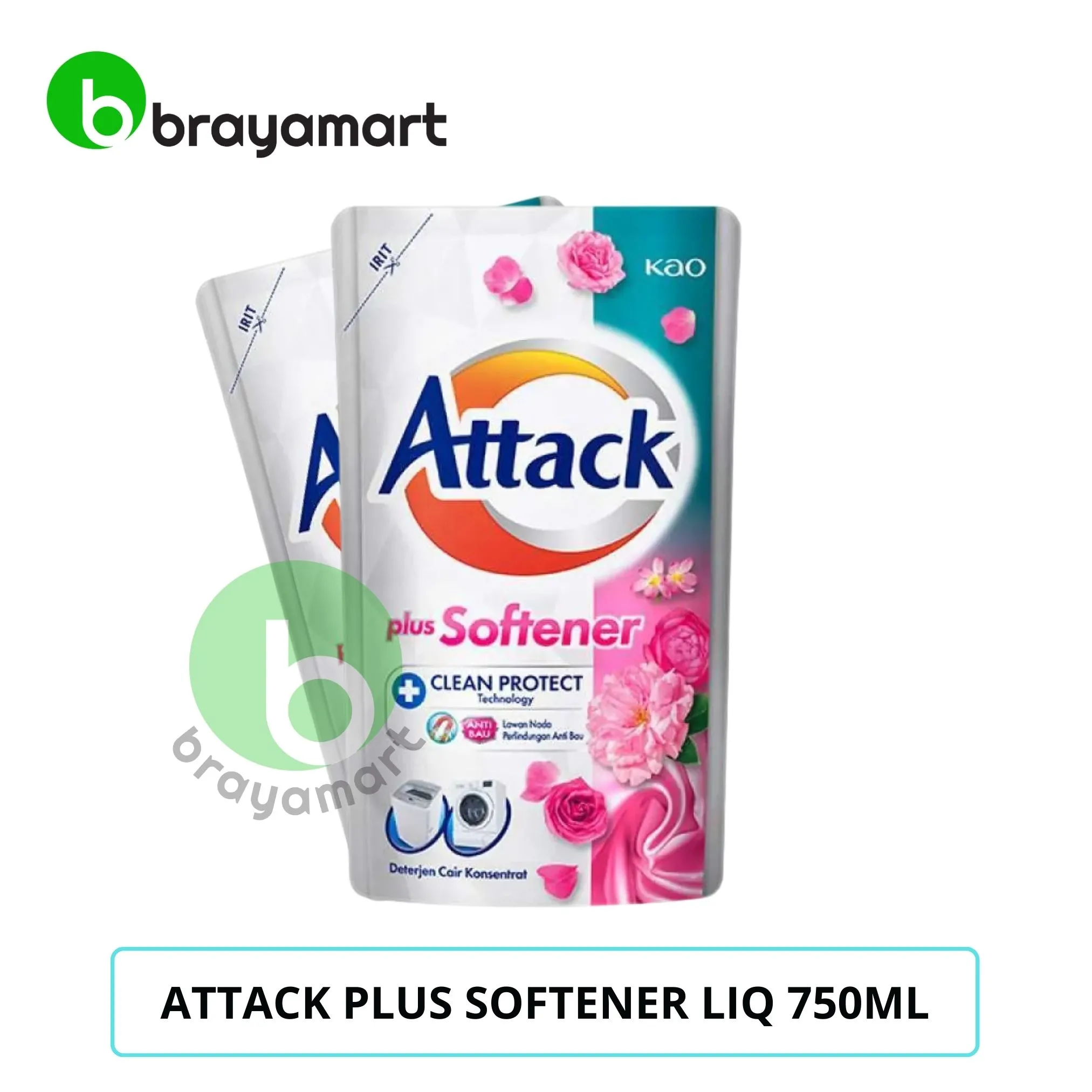 ATTACK PLUS SOFTENER LIQ 750ML