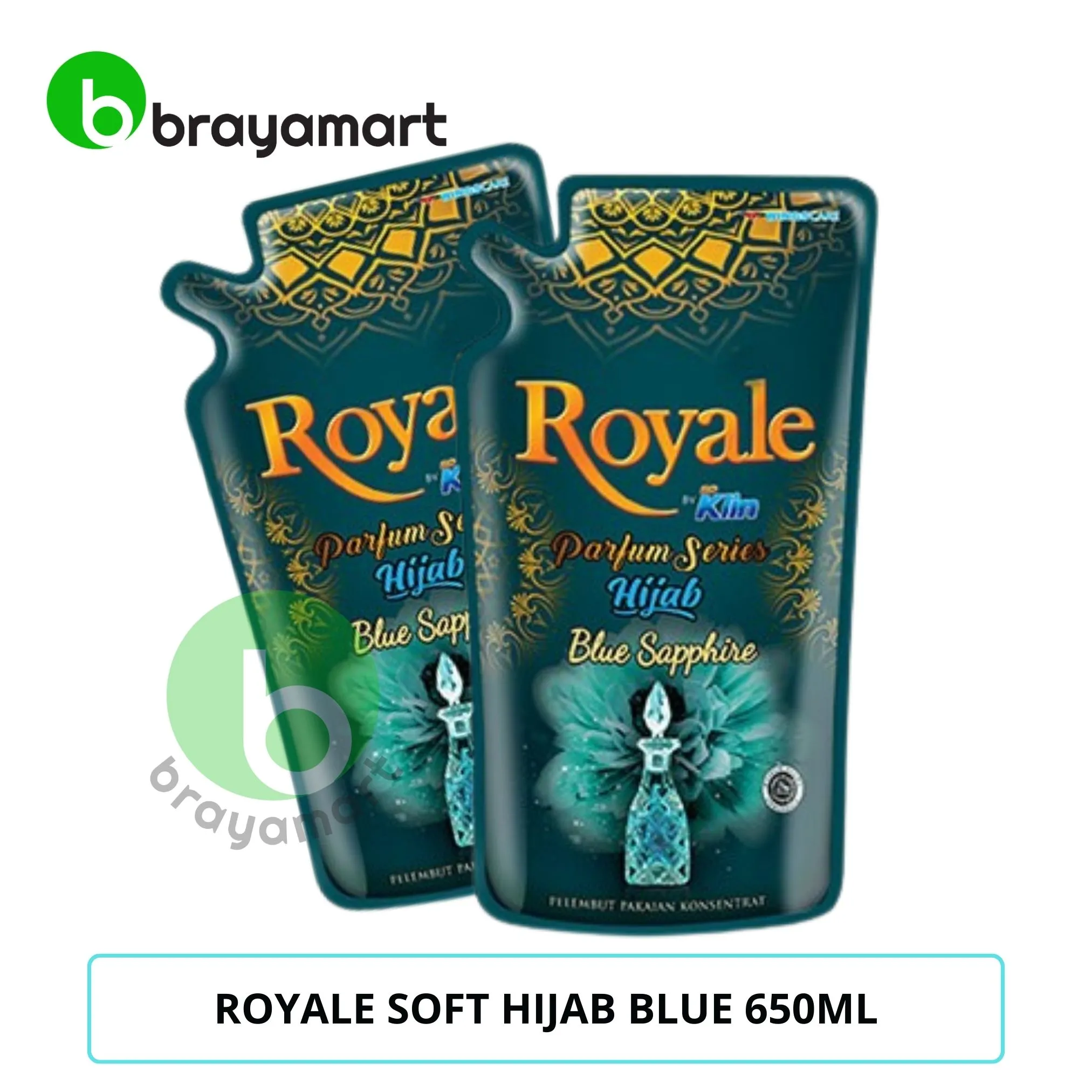 ROYALE SOFT HIJAB BLUE 650ML