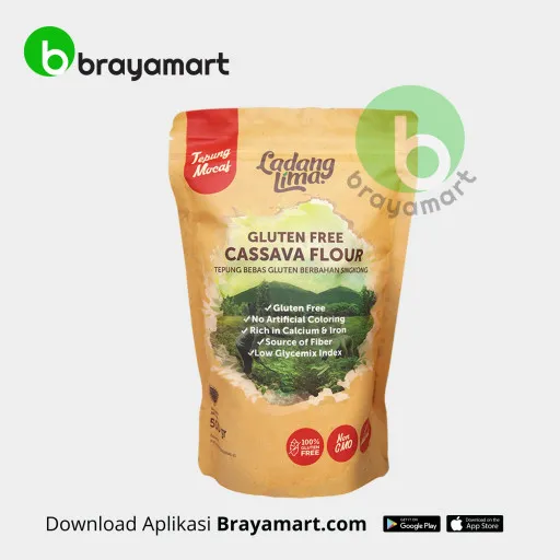 Ladang Lima Tepung Mocaf Bebas Gluten500gr