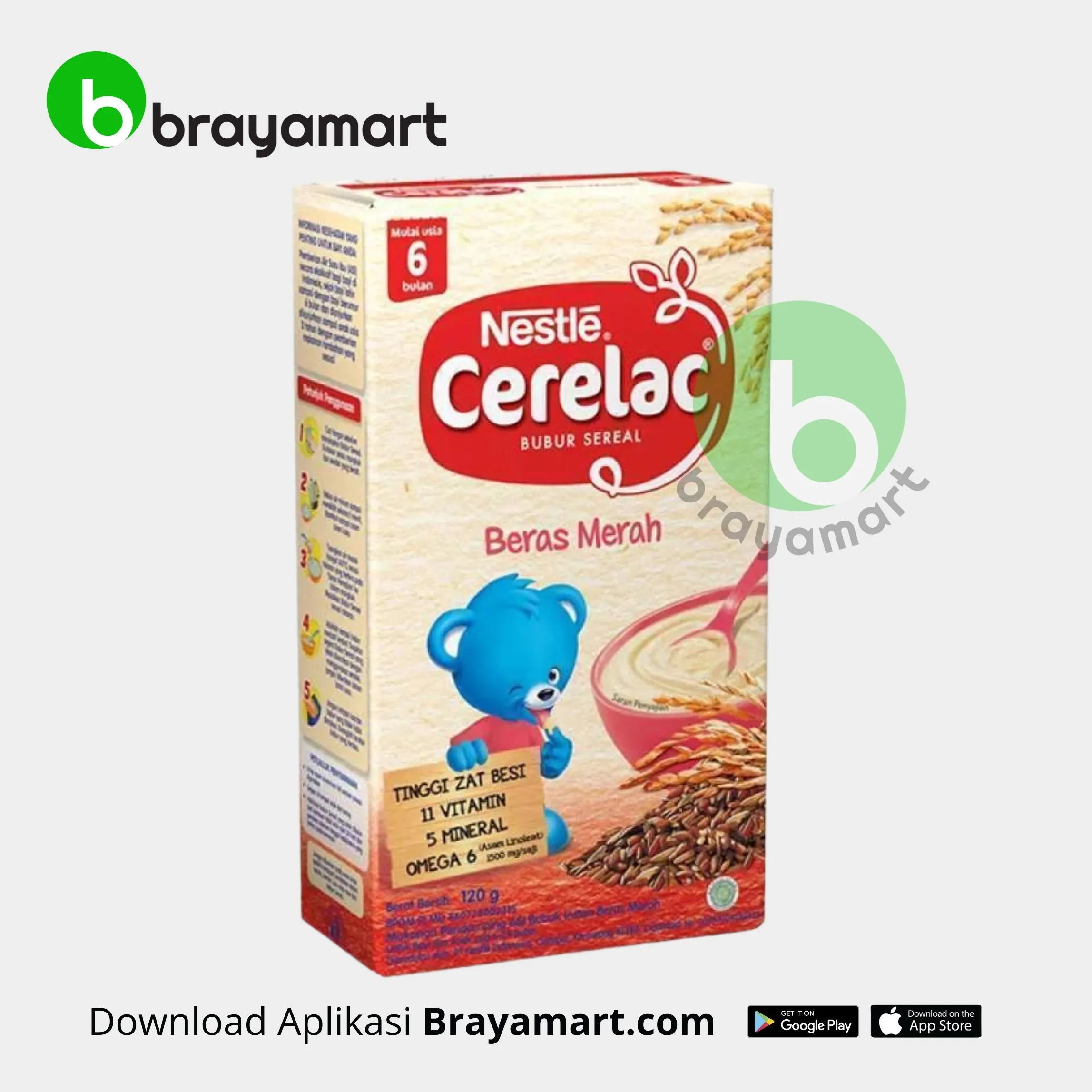 Nestle Cerelac Soya Readrice 120gr