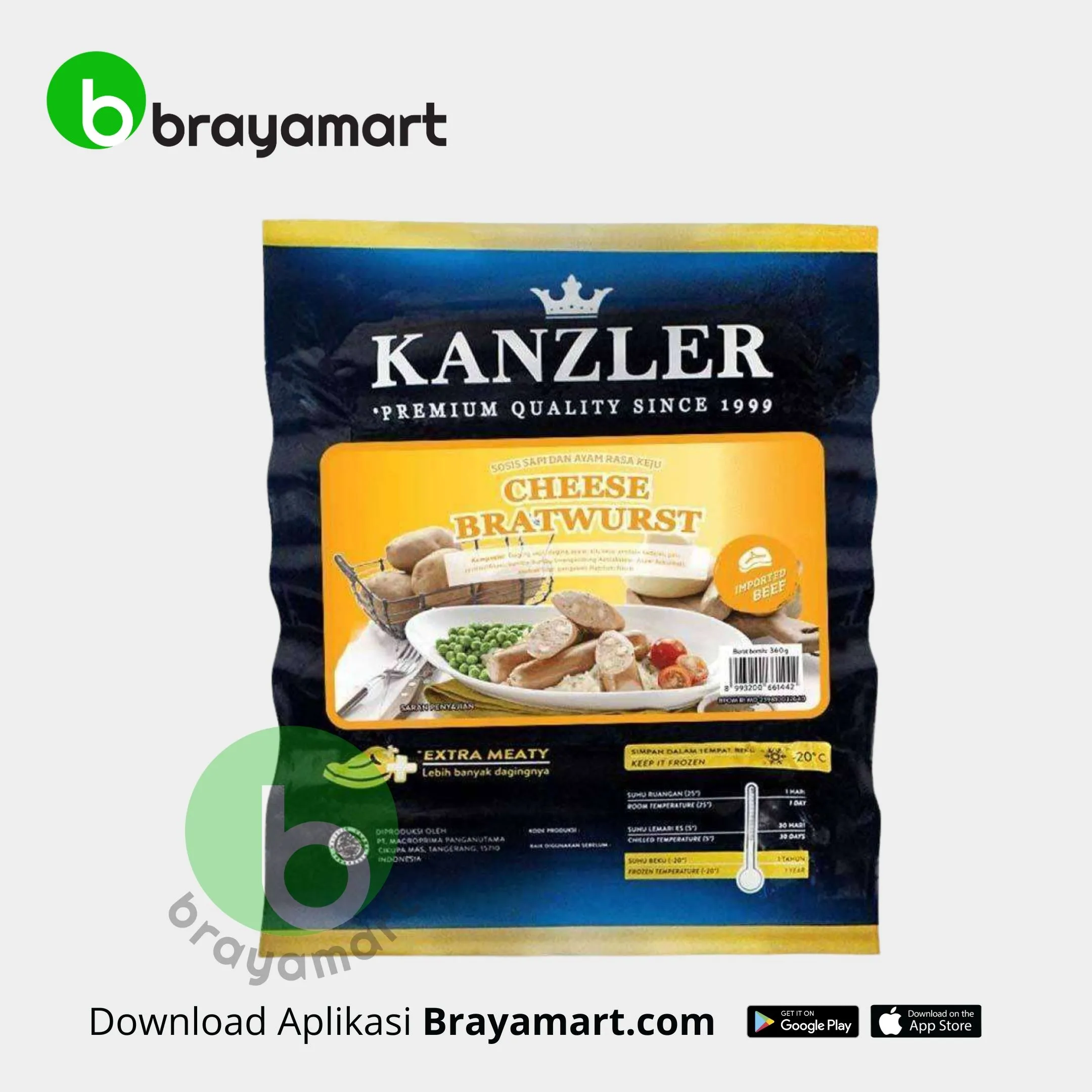 KANZLER BOCKWURST 360GR
