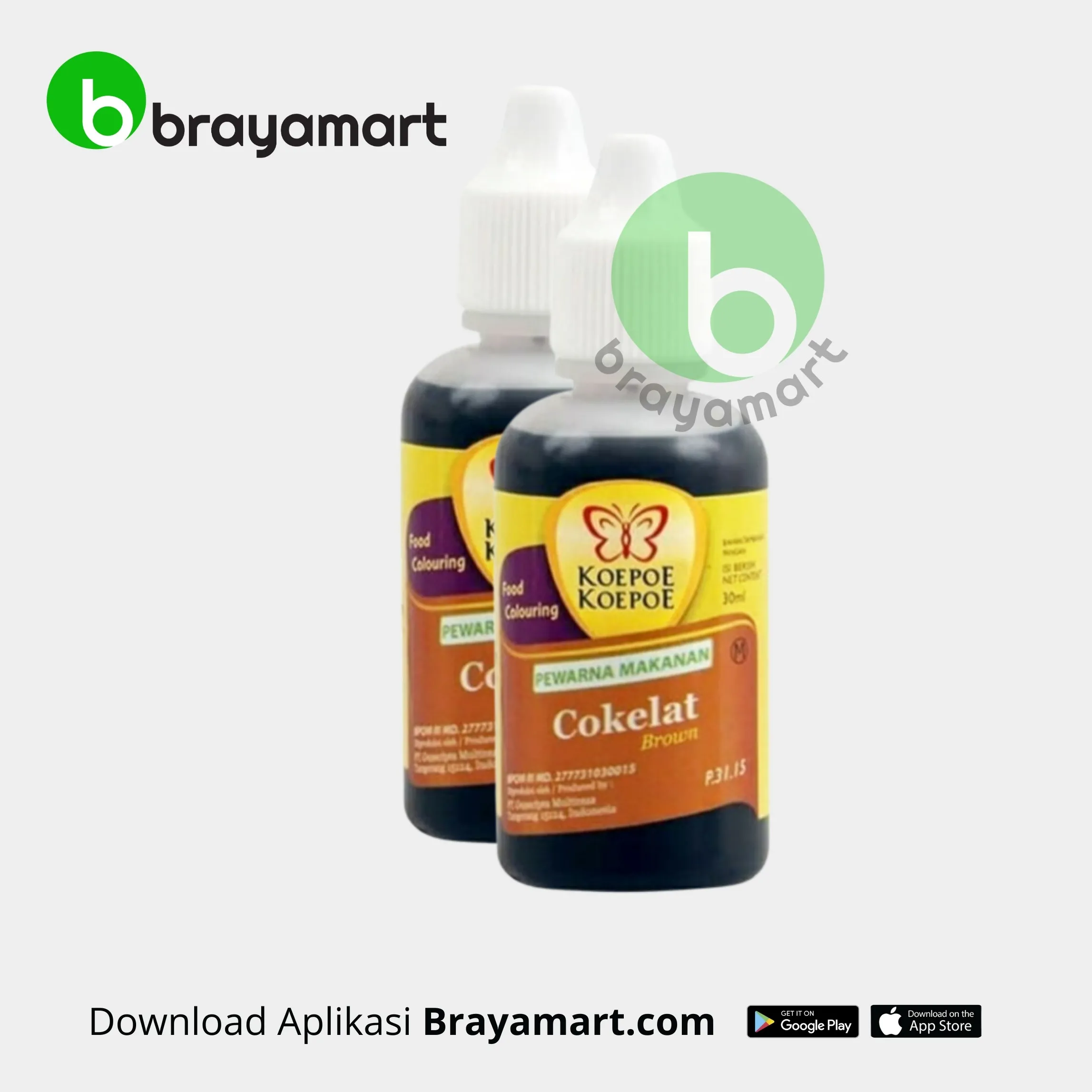 'Koepoe - Koepoe Pewarna Makanan Coklat 30 ml'